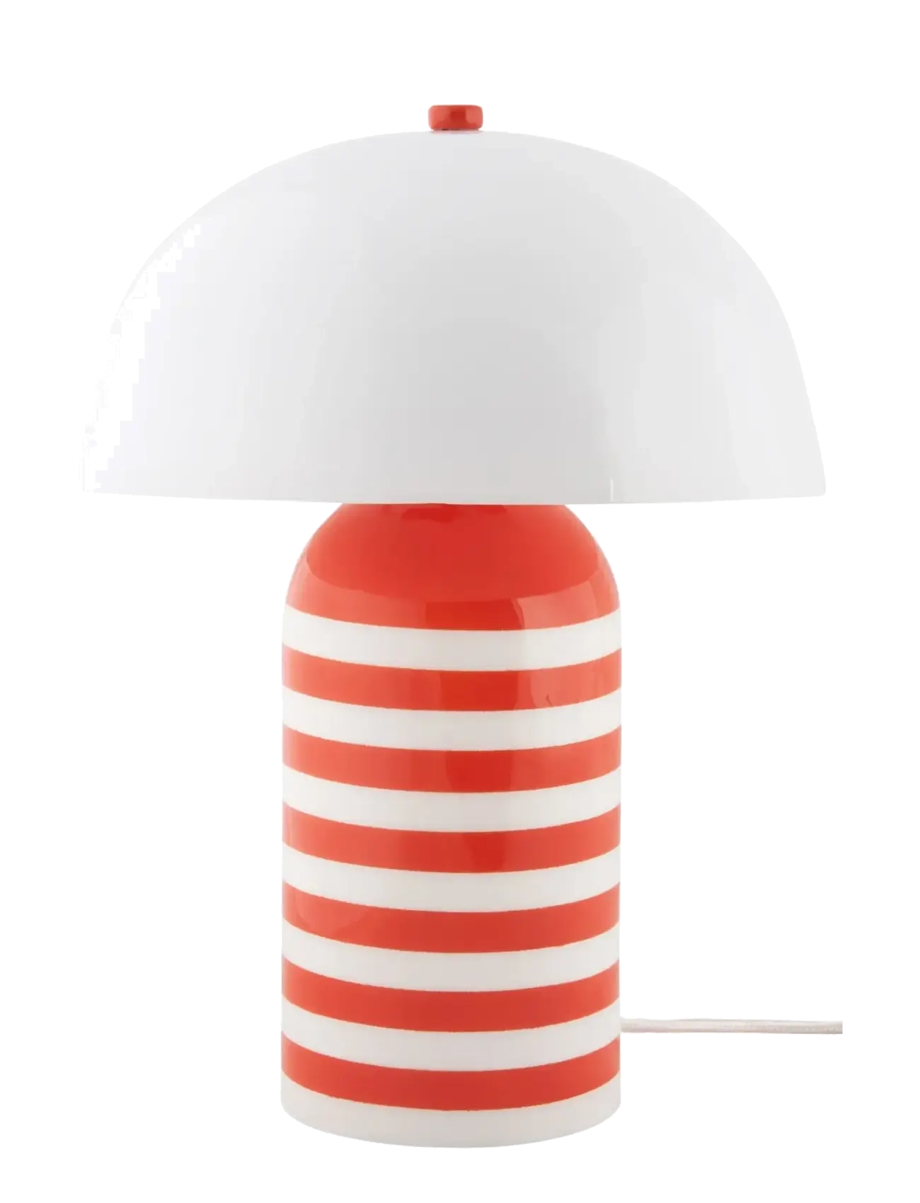 Leitmotiv Table Lamp Rayado Retro, Bordlampe, Orange, Str: H30CM