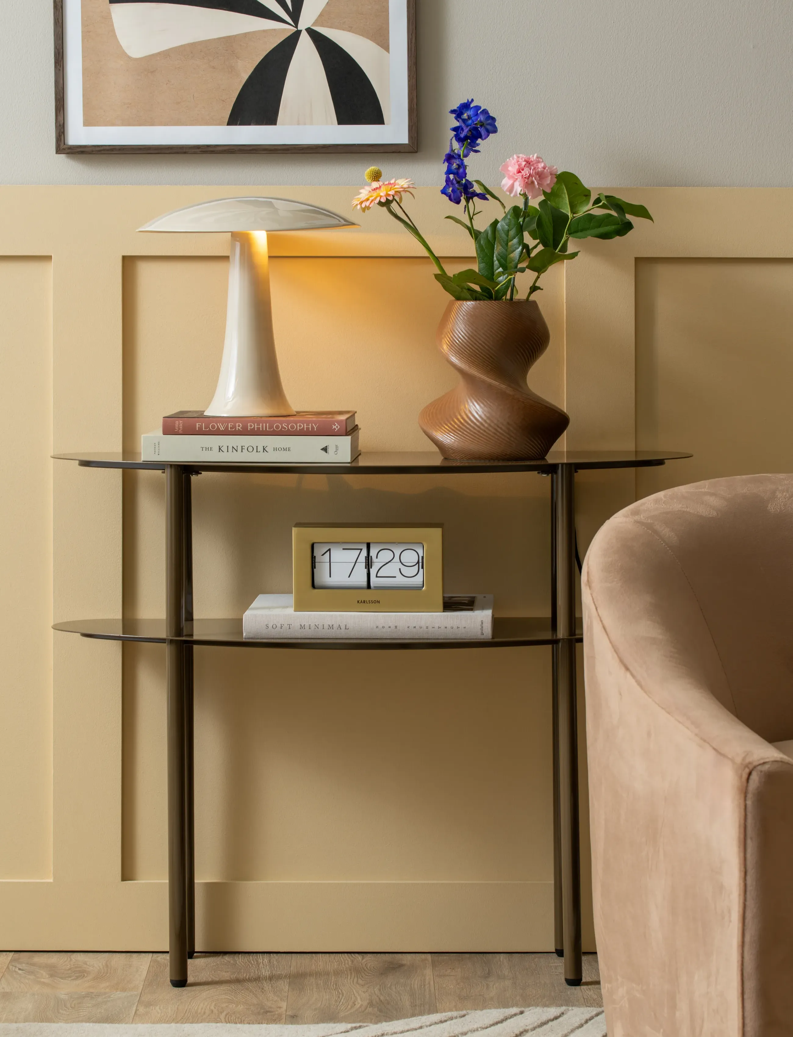 Leitmotiv - Console table Paris - chocolate brown - 0
