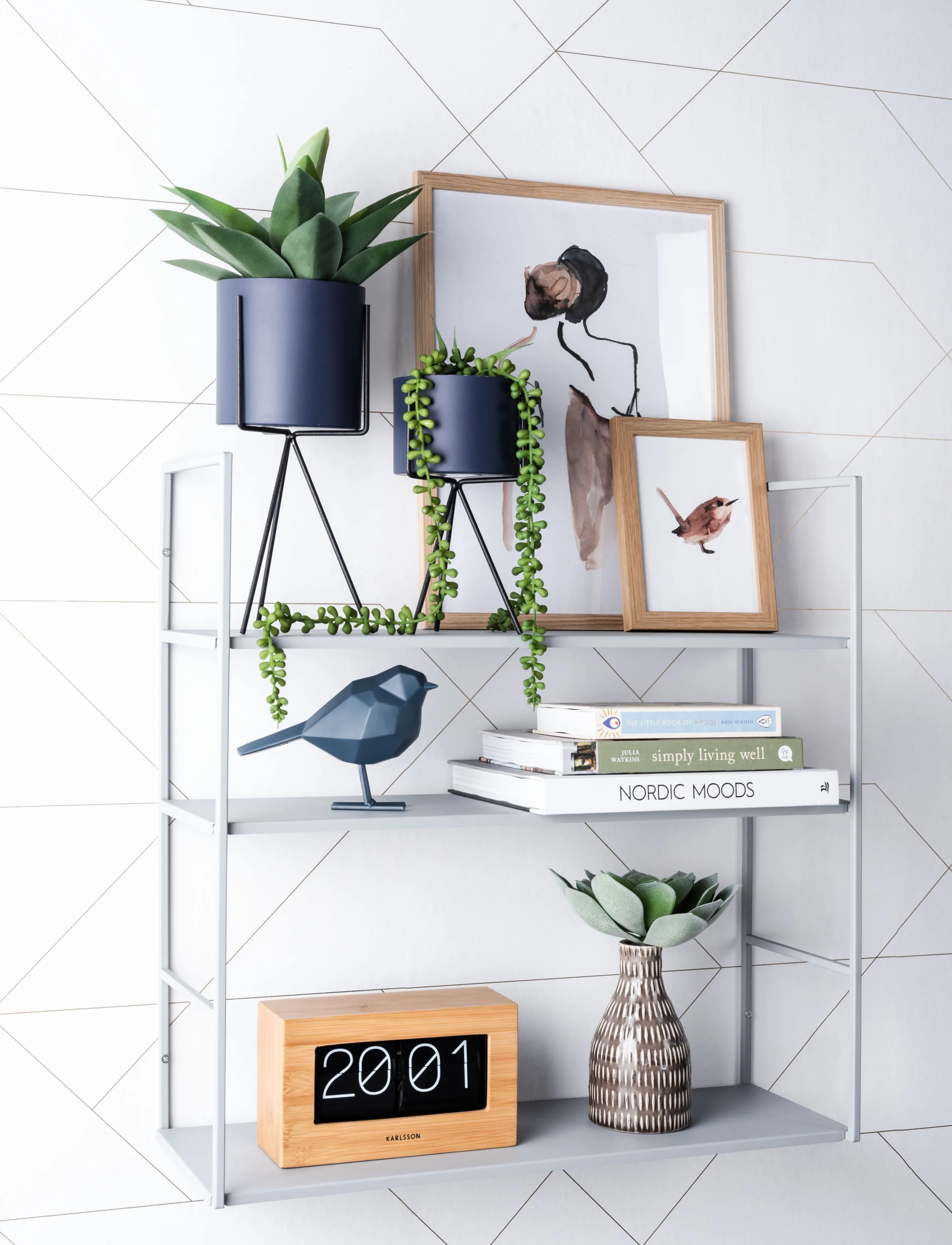 Leitmotiv - Wall Rack Level - hyllor - warm grey - 4