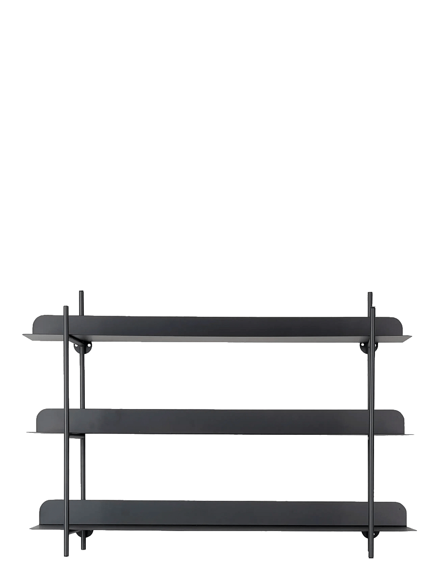 Leitmotiv - Wall Rack Riqueza Tres - hoiustamine ja riiulid - black - 1