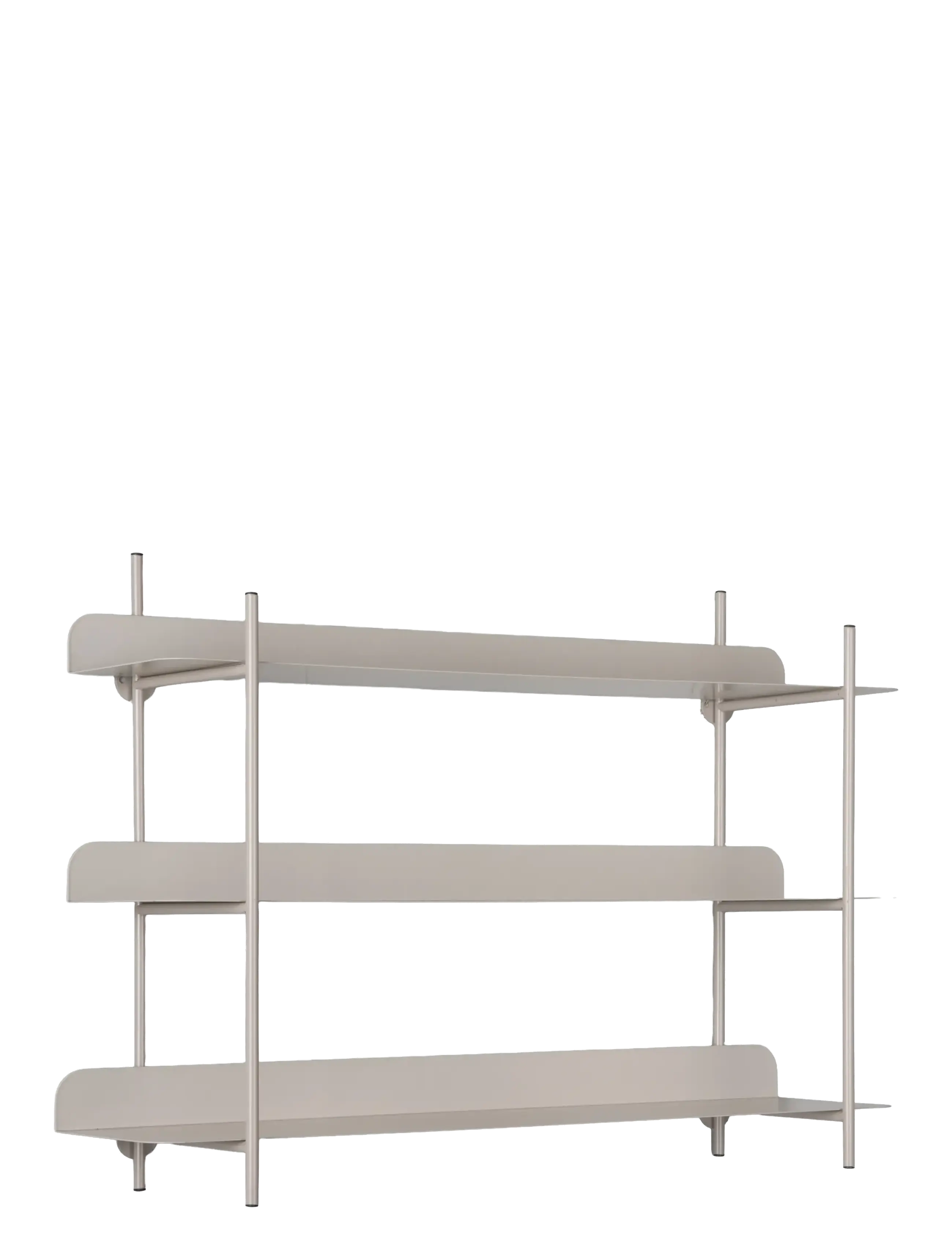 Leitmotiv Wall Rack Riqueza Tres, Hylde, Grå, Str: H42CM