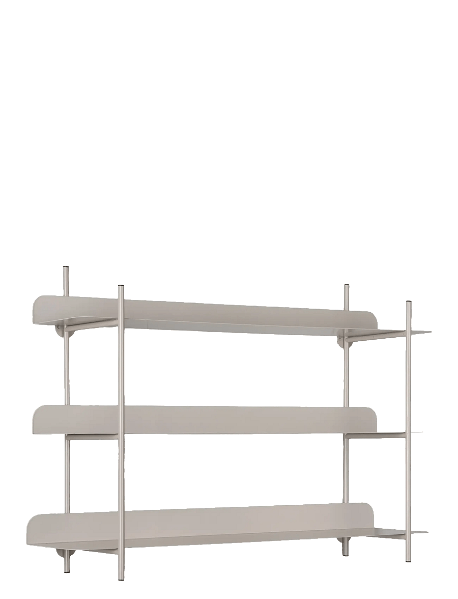 Leitmotiv - Wall Rack Riqueza Tres - regale und verwahrung - grey - 0