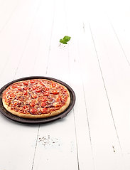 Lekué - Round Pizza Mat - lowest prices - brown - 4