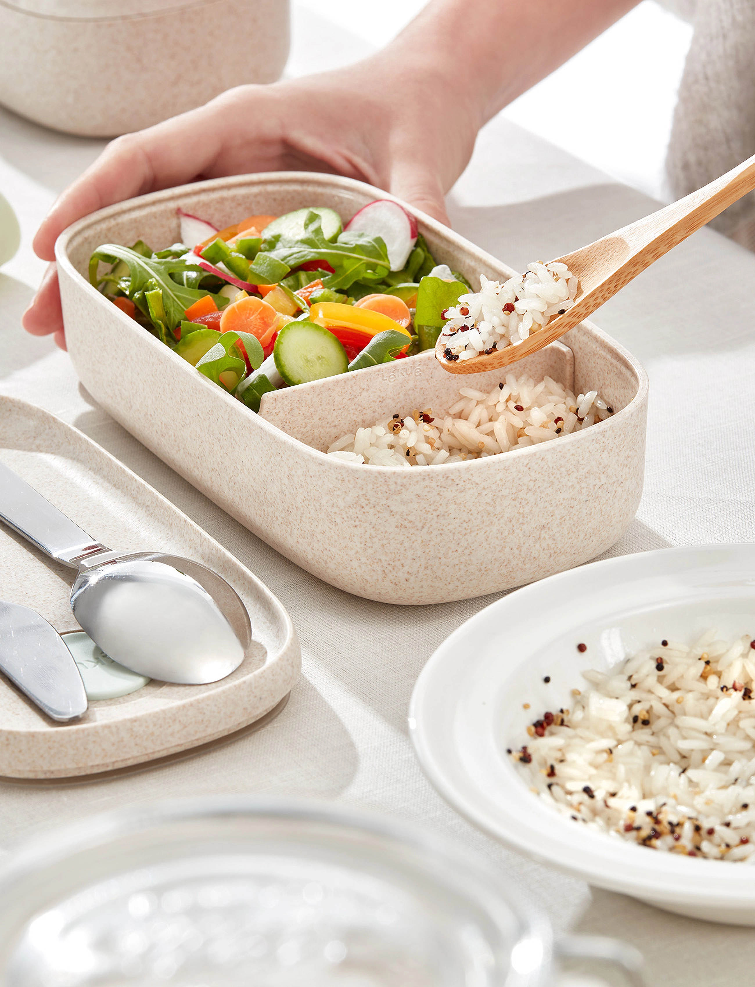 Lekué - LunchBox to go - grey - 4