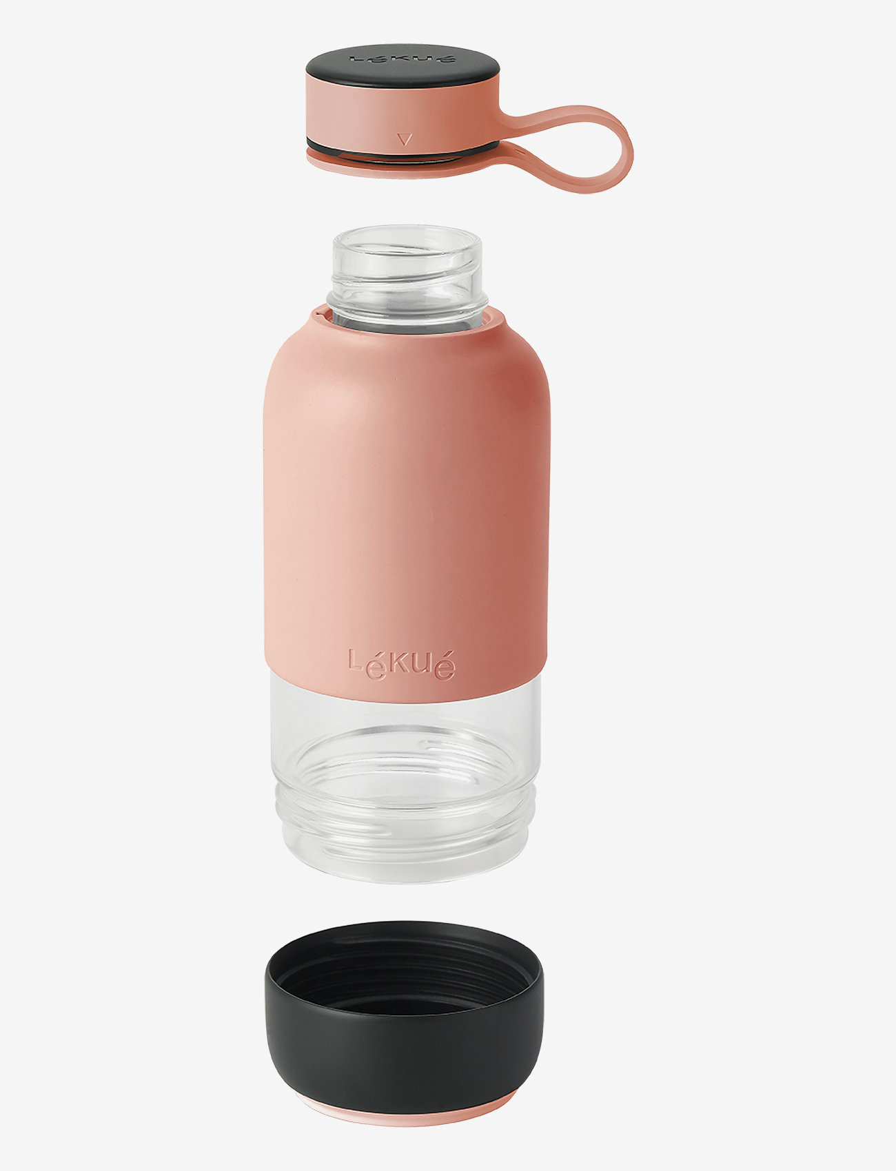 Lekué - Water Bottle - najniższe ceny - coral - 1