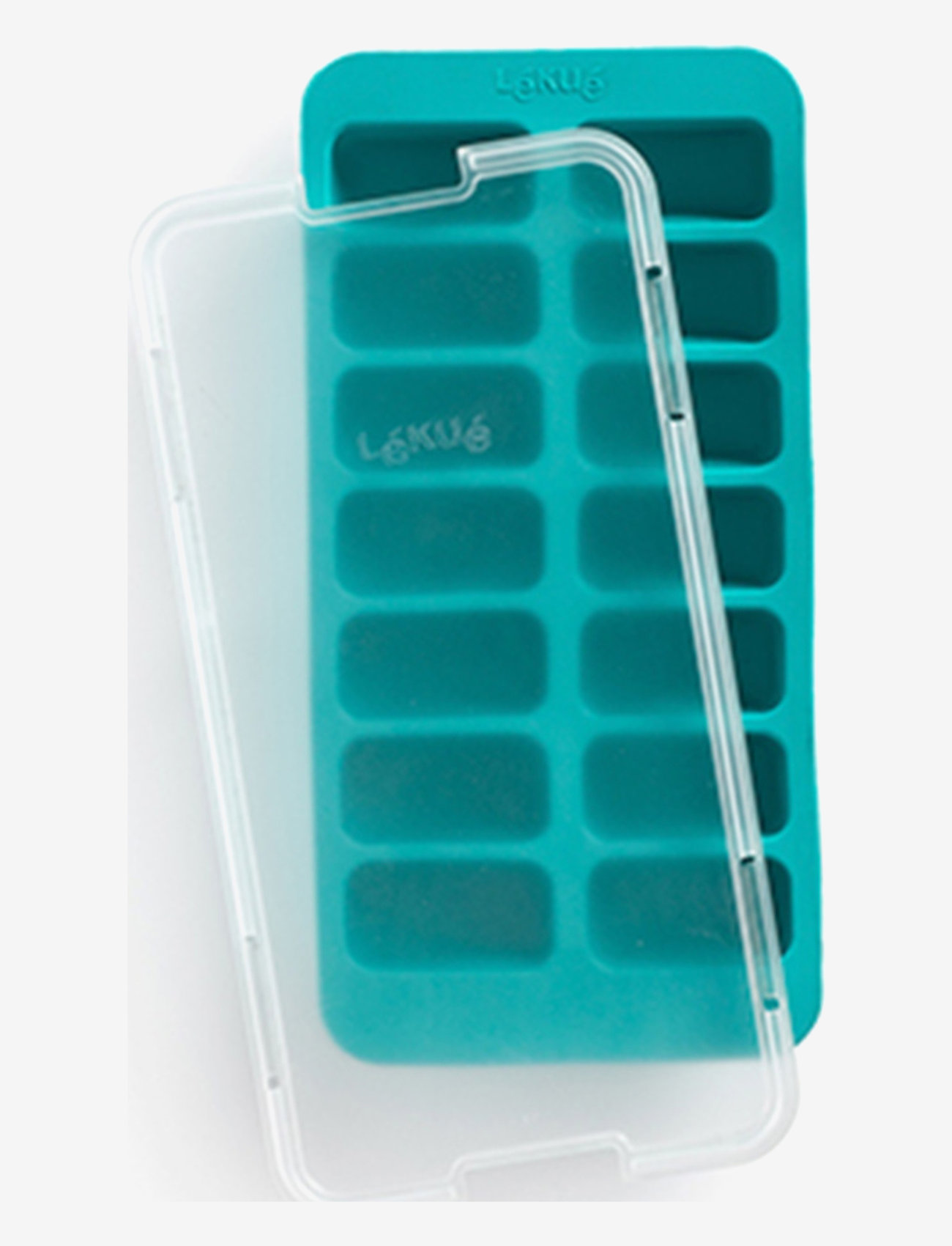 Lekué - Gourmet Rectangular Ice cube Tray - de laveste prisene - turquoise - 1