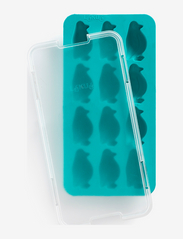 Lekué - Slim Penguin Ice Cube Tray - lägsta priserna - turquoise - 0