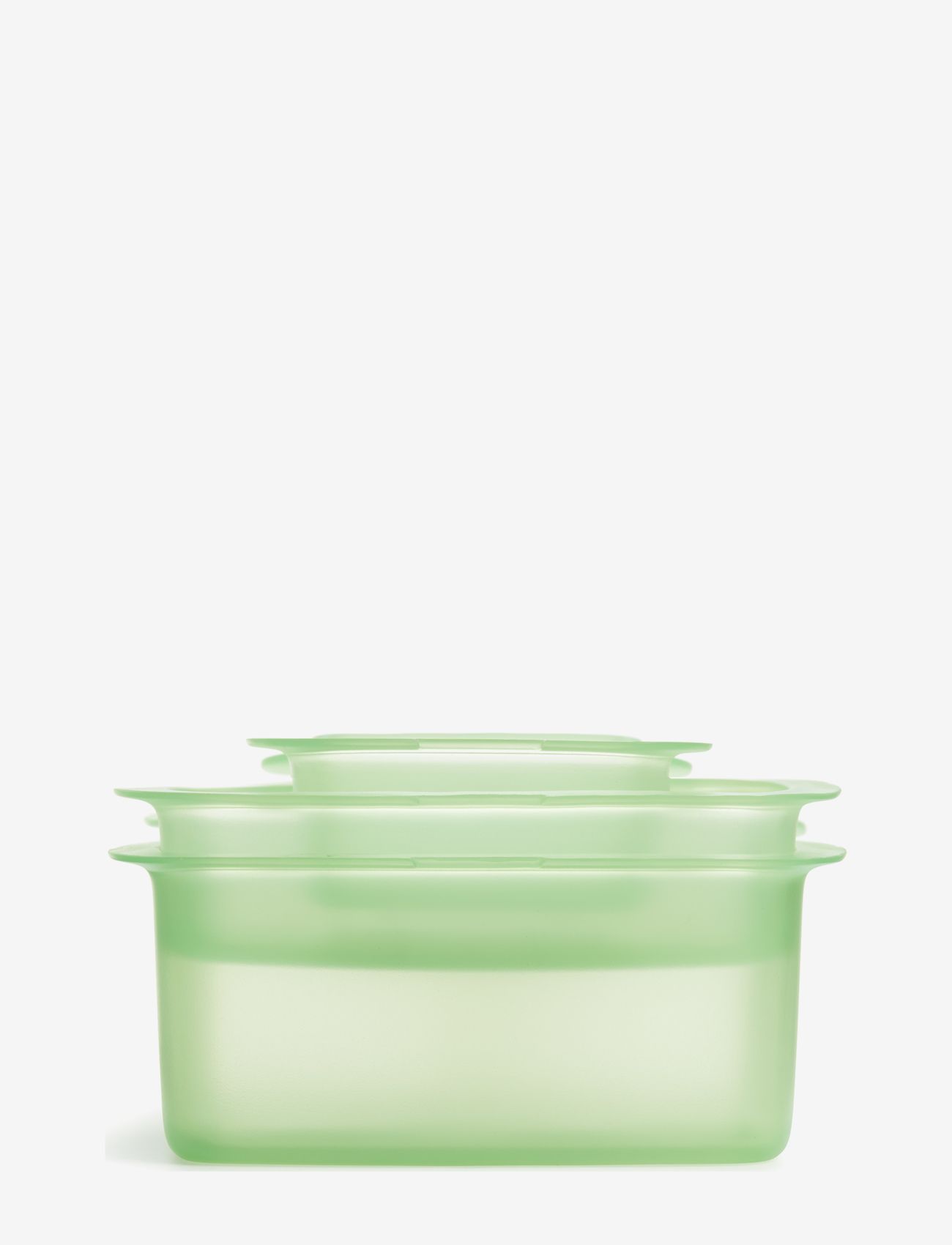 Lekué - Set 3 reusable silicone boxes - lowest prices - green - 1