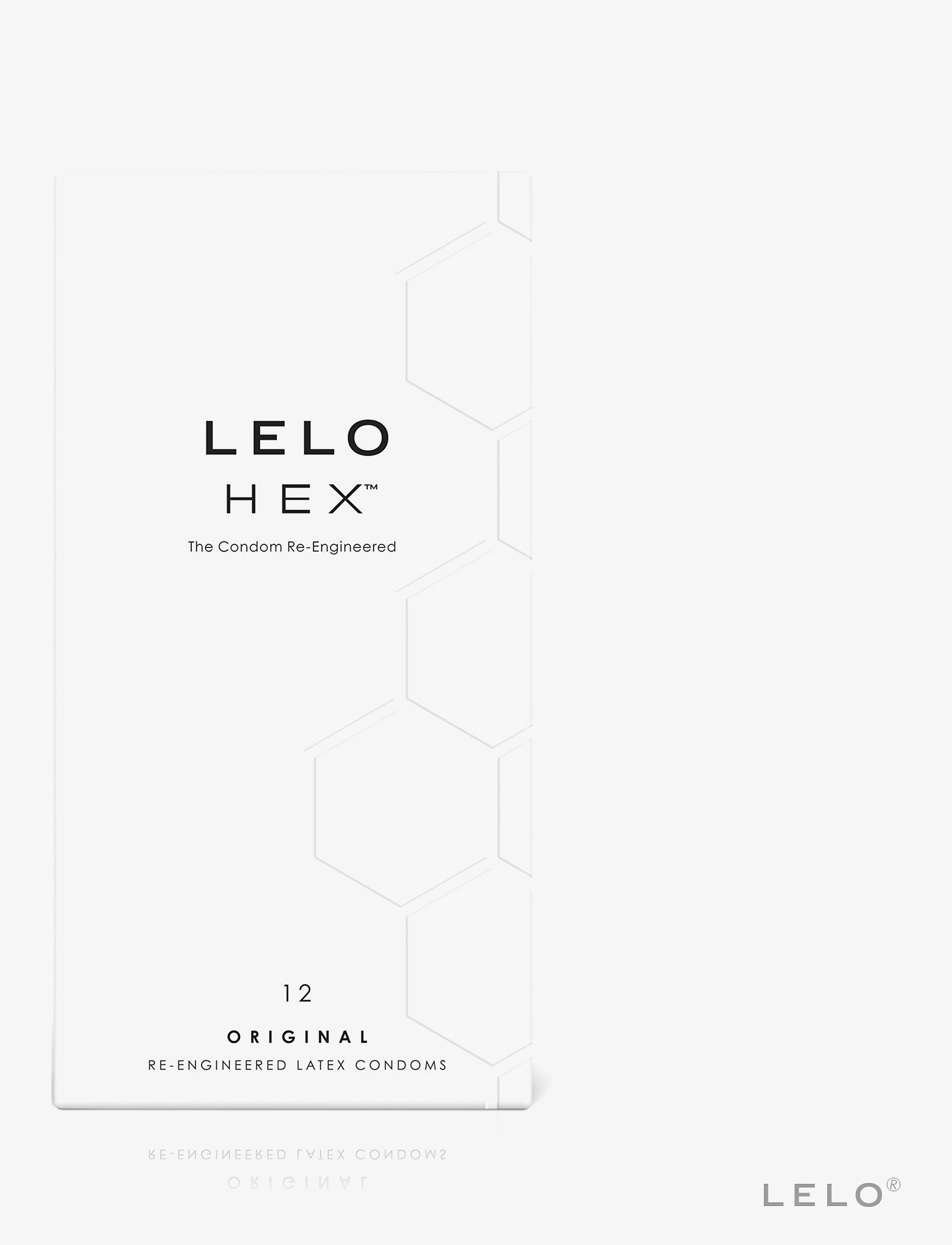 LELO LELO HEX™ Condoms Original 12 Pack - Helse & Velvære - WHITE / white