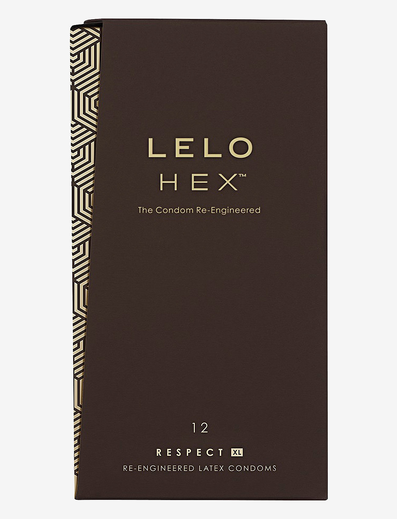 LELO - LELO HEX™ Condoms Respect XL 12 Pack - kondomit - brown - 0