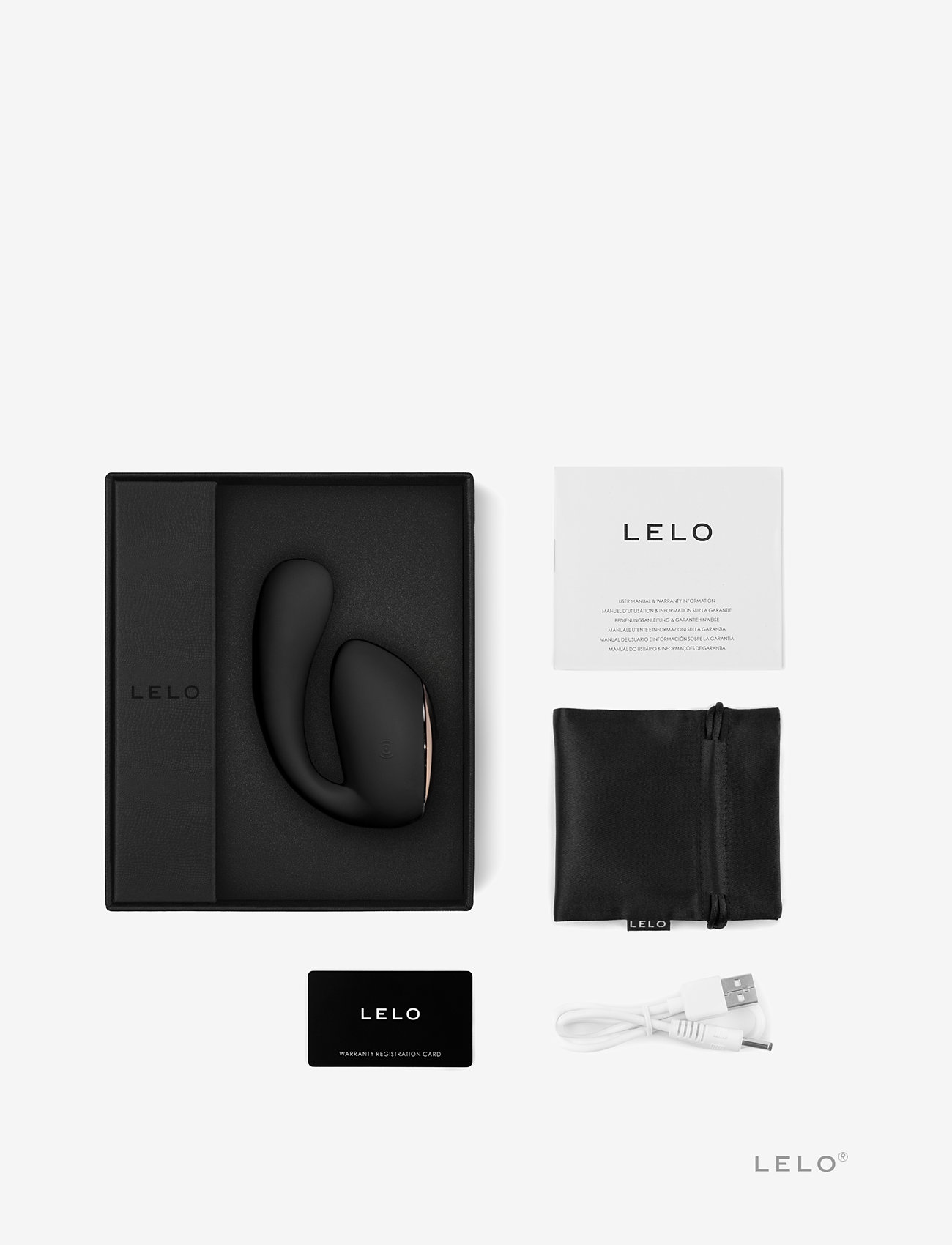 LELO - Ida wave Black - vibratorer - black - 1