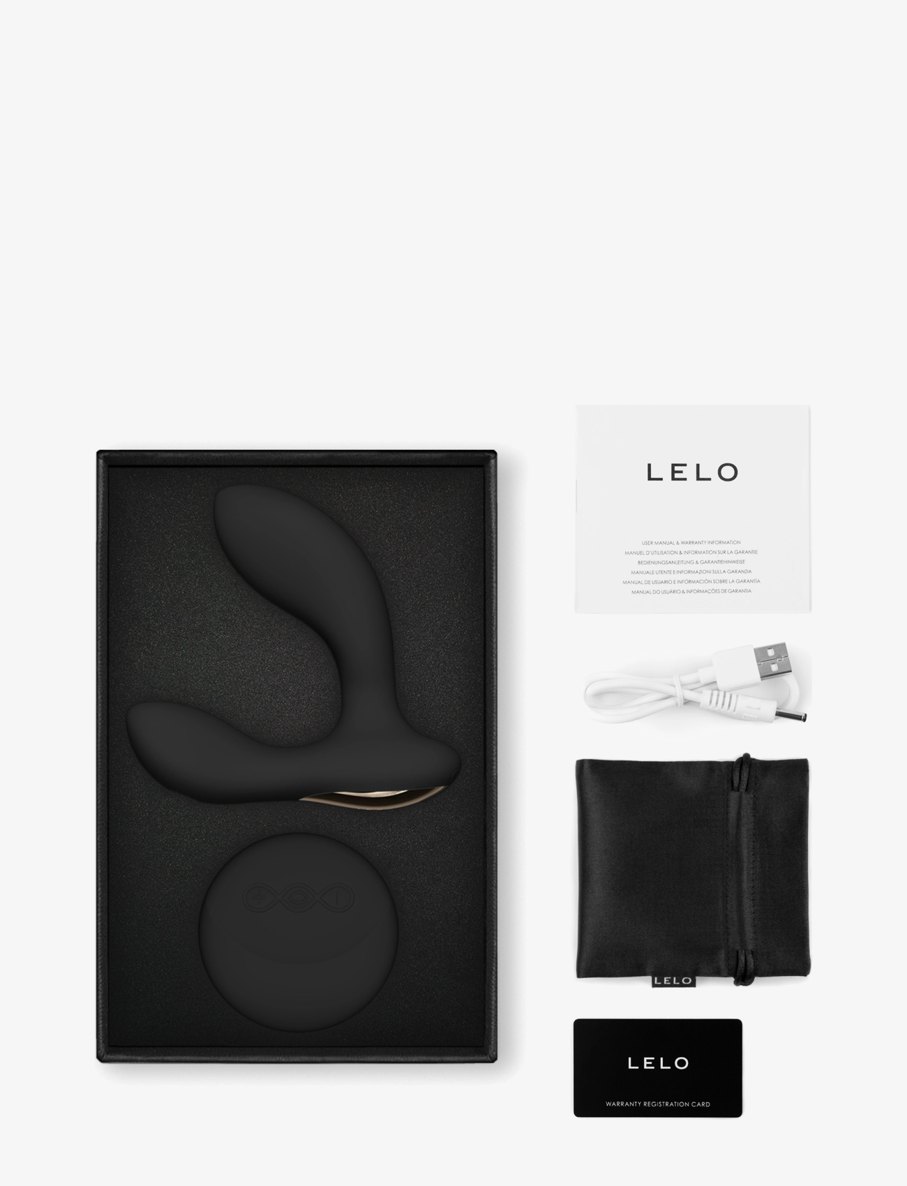 LELO - HUGO™ 2 Remote Black - sex & intimitet - black - 1