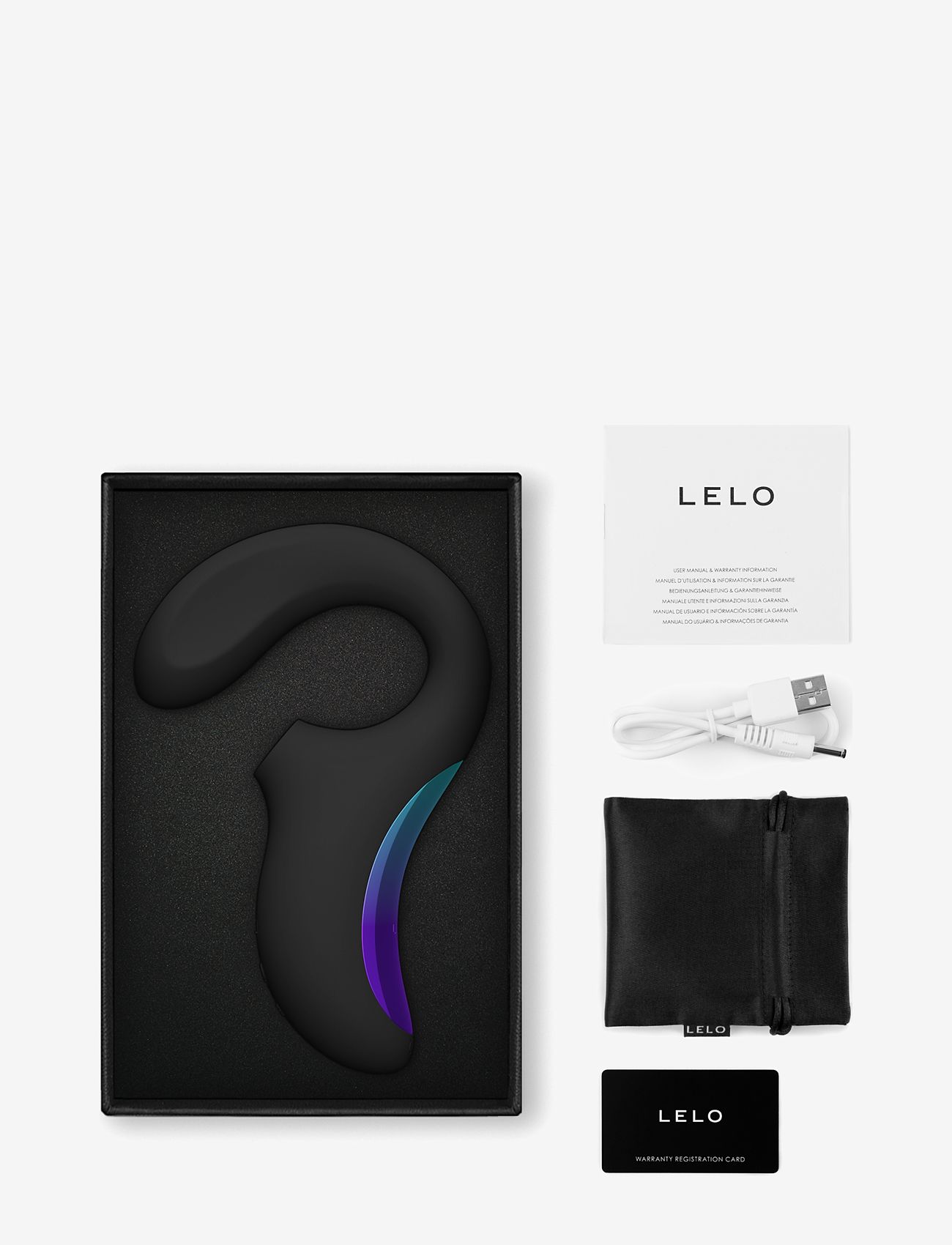 LELO - ENIGMA Wave™ Black - vibratorer - black - 2