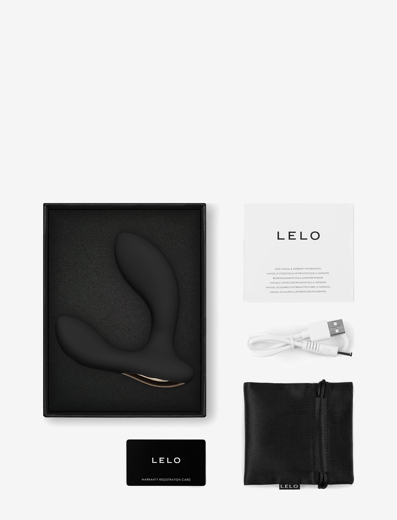 LELO - HUGO™ 2 Black - sex & intimitet - black - 1