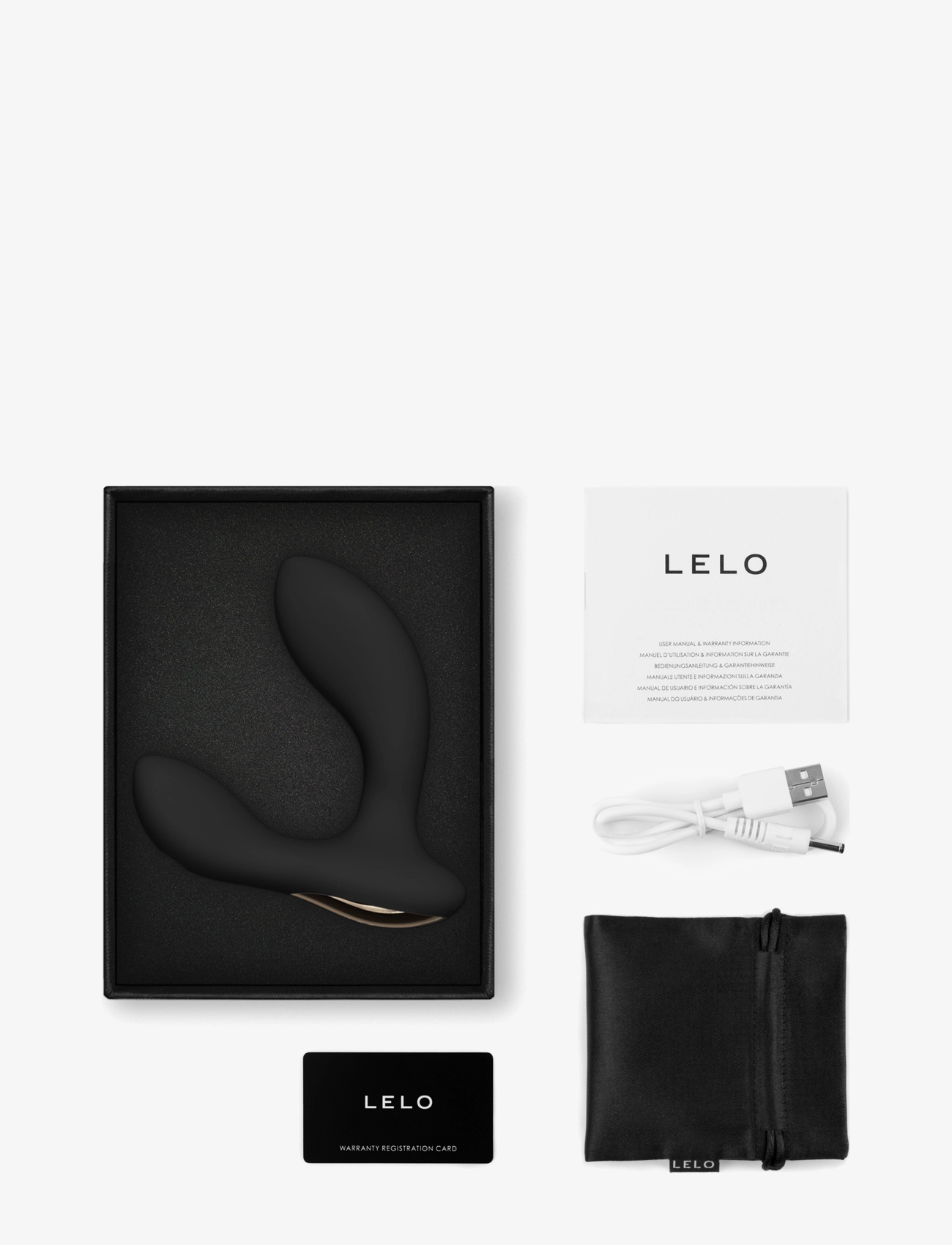 LELO - HUGO™ 2 Black - vibratorer - black - 1