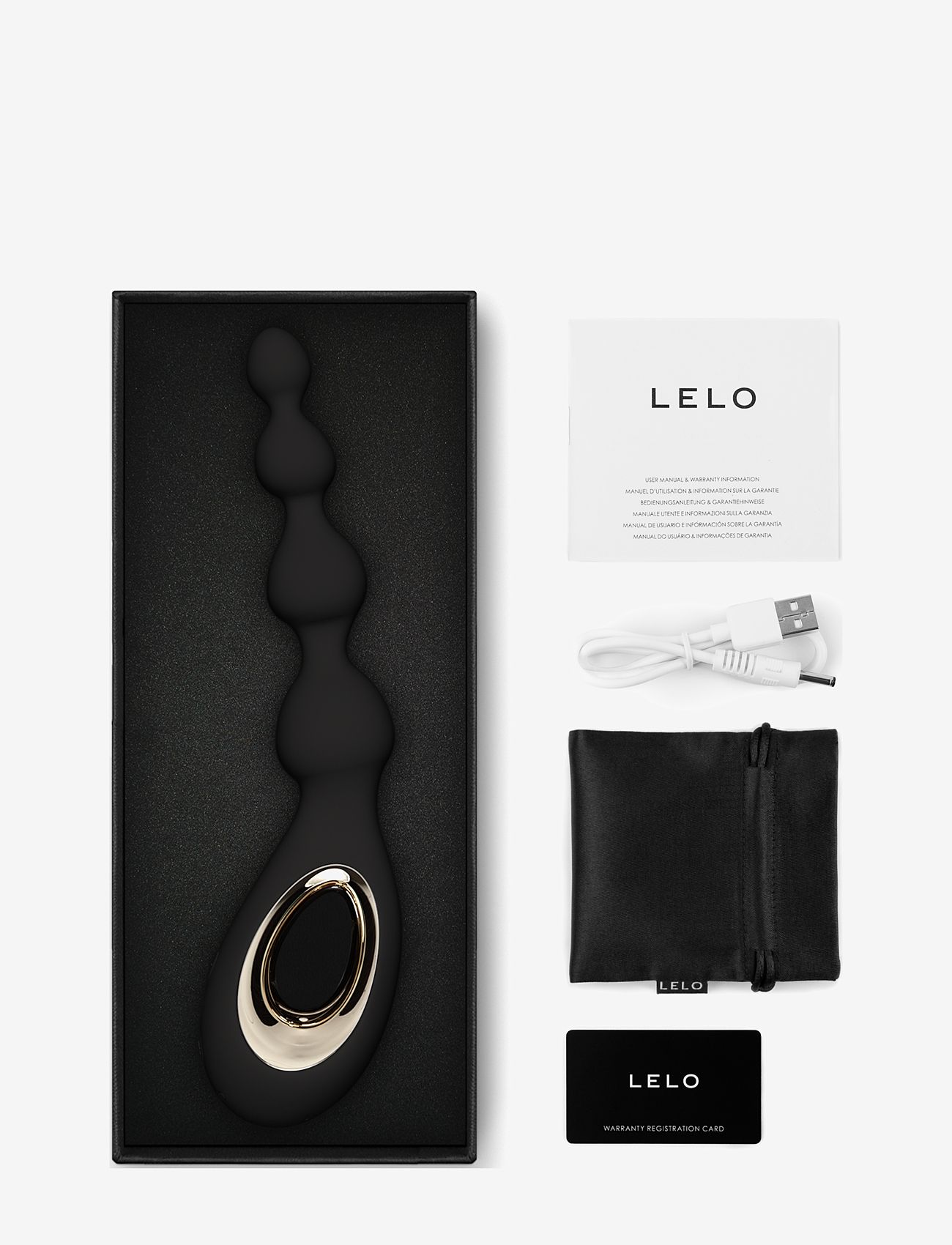 LELO - SORAYA Beads Black - vibraattorit - black - 2