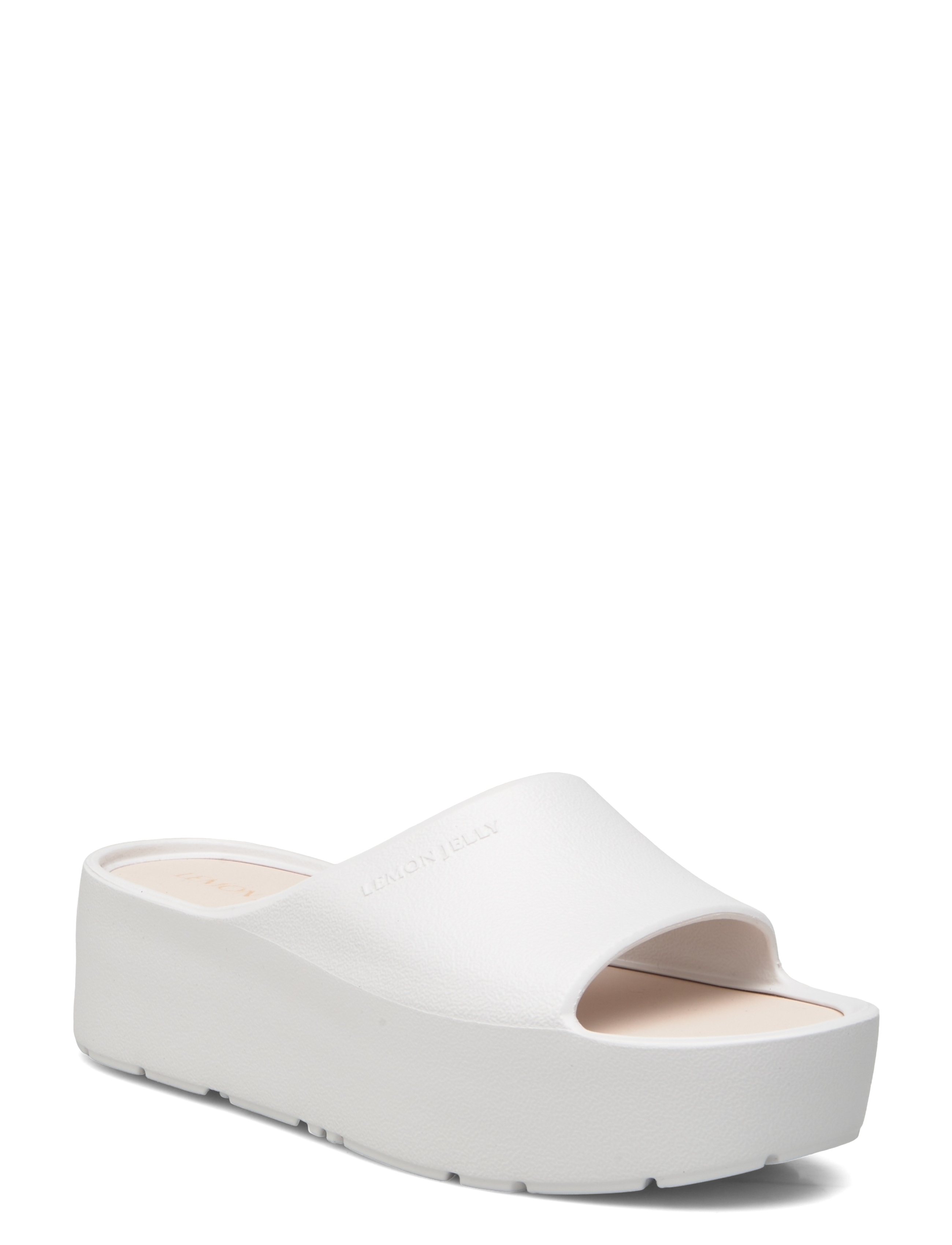 Lemon Jelly Sunny Pearl Metal, 41, White, Sandaler > Flade Sandals, Dame