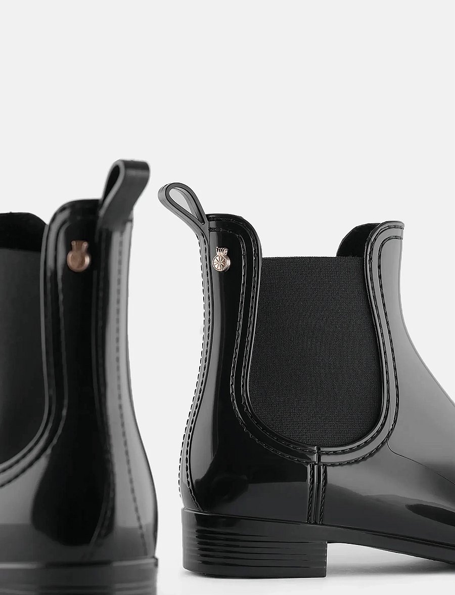 Lemon Jelly - COMFY BLACK - madalad poolsaapad - black - 4
