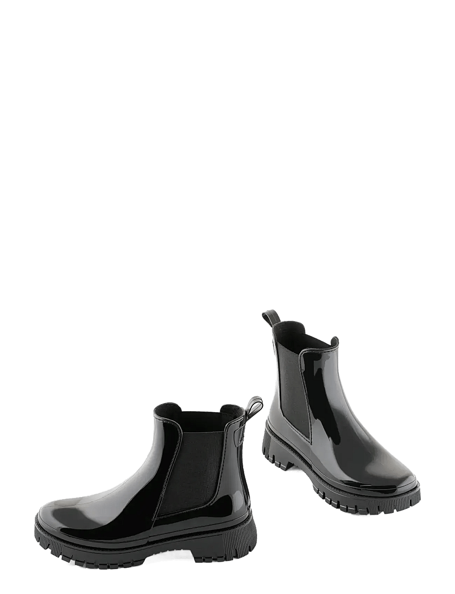Lemon Jelly - PEACHY BLACK - flat ankle boots - black - 4