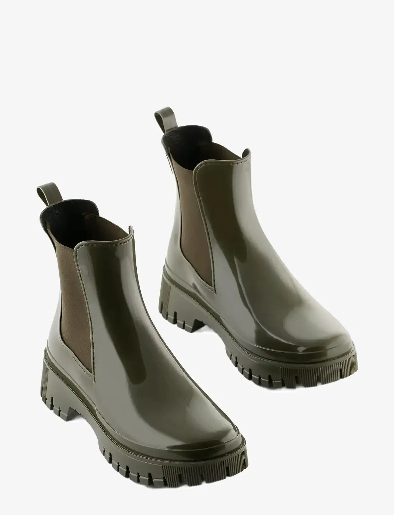 Lemon Jelly - PEACHY MILITARY GREEN - flat ankle boots - military green - 2