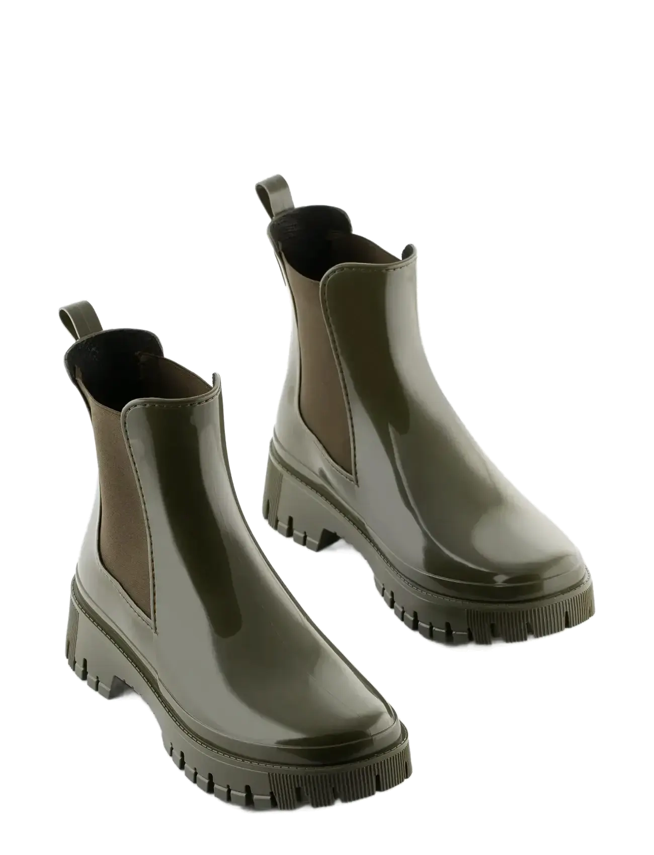 Lemon Jelly - PEACHY MILITARY GREEN - płaskie botki - military green - 2
