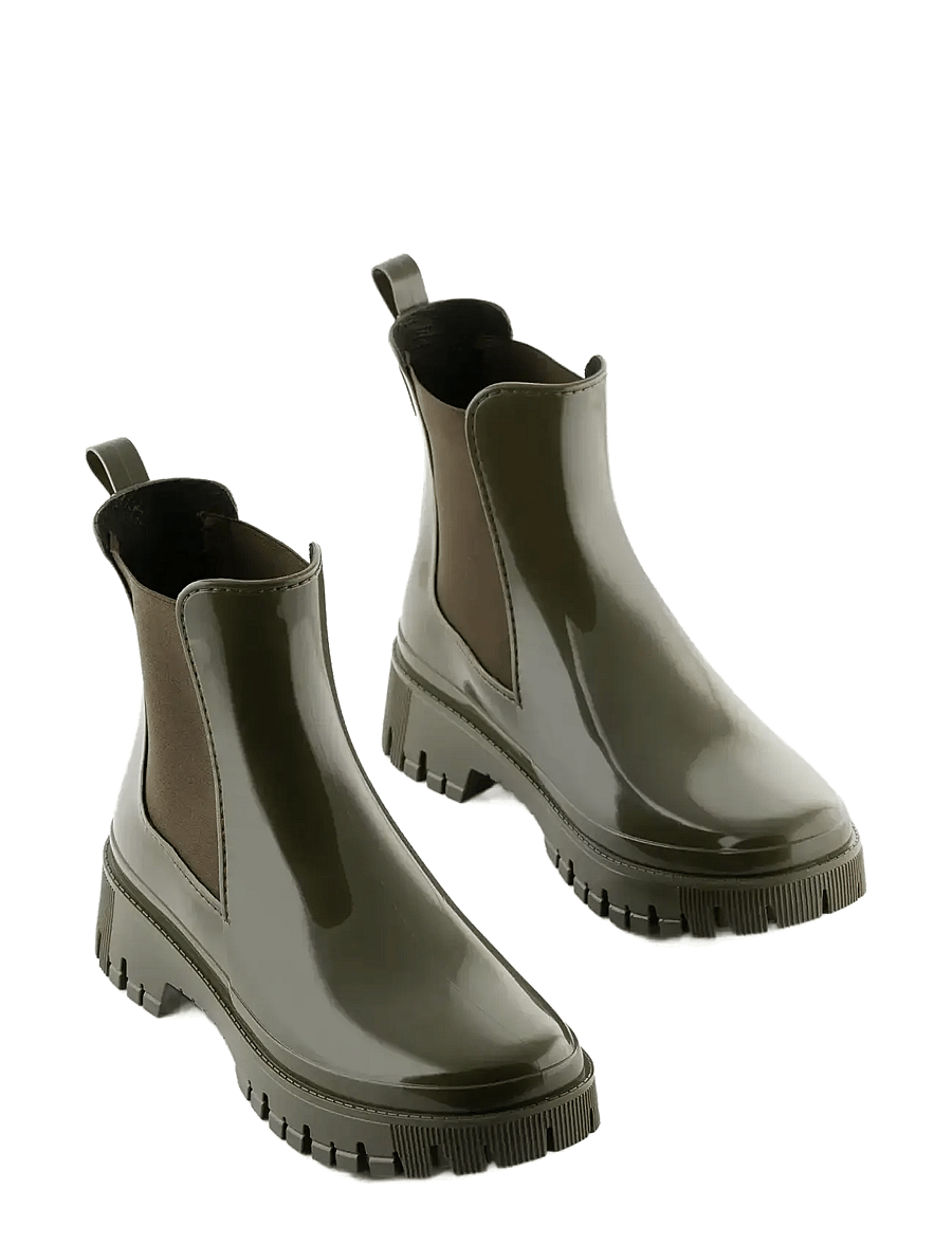 Lemon Jelly - PEACHY MILITARY GREEN - płaskie botki - military green - 2
