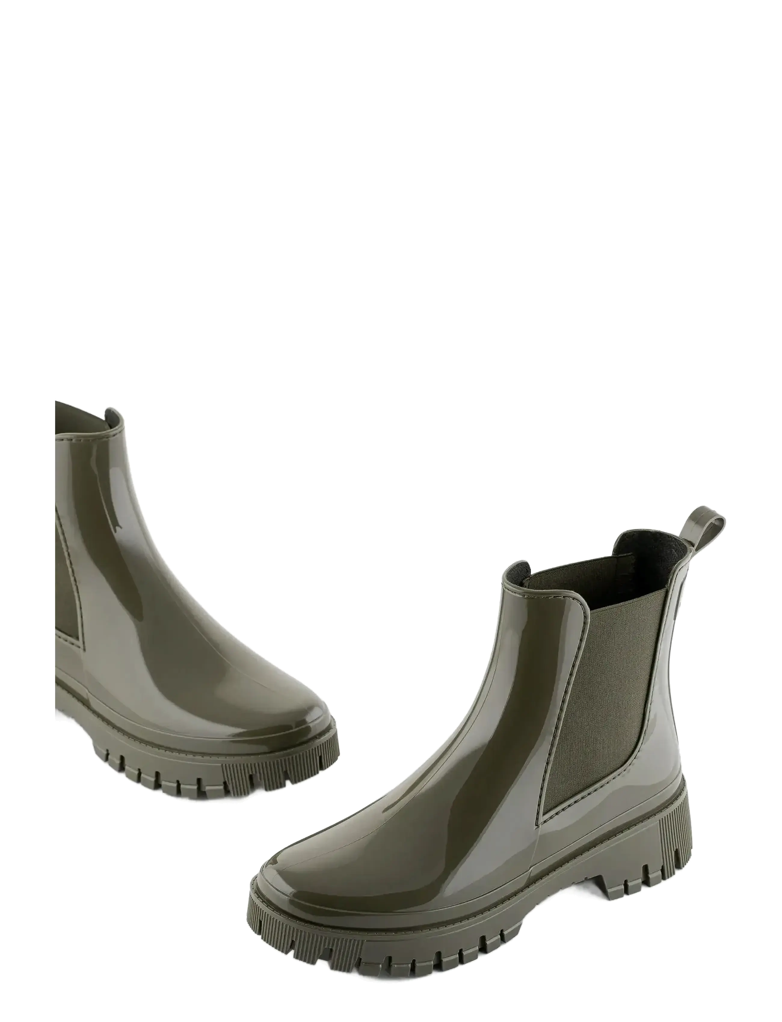 Lemon Jelly - PEACHY MILITARY GREEN - płaskie botki - military green - 3