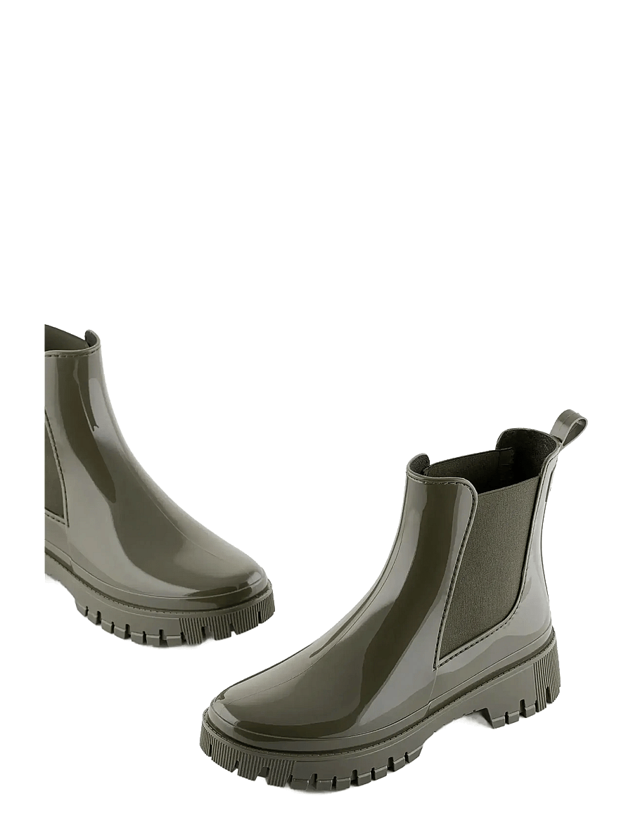Lemon Jelly - PEACHY MILITARY GREEN - płaskie botki - military green - 3