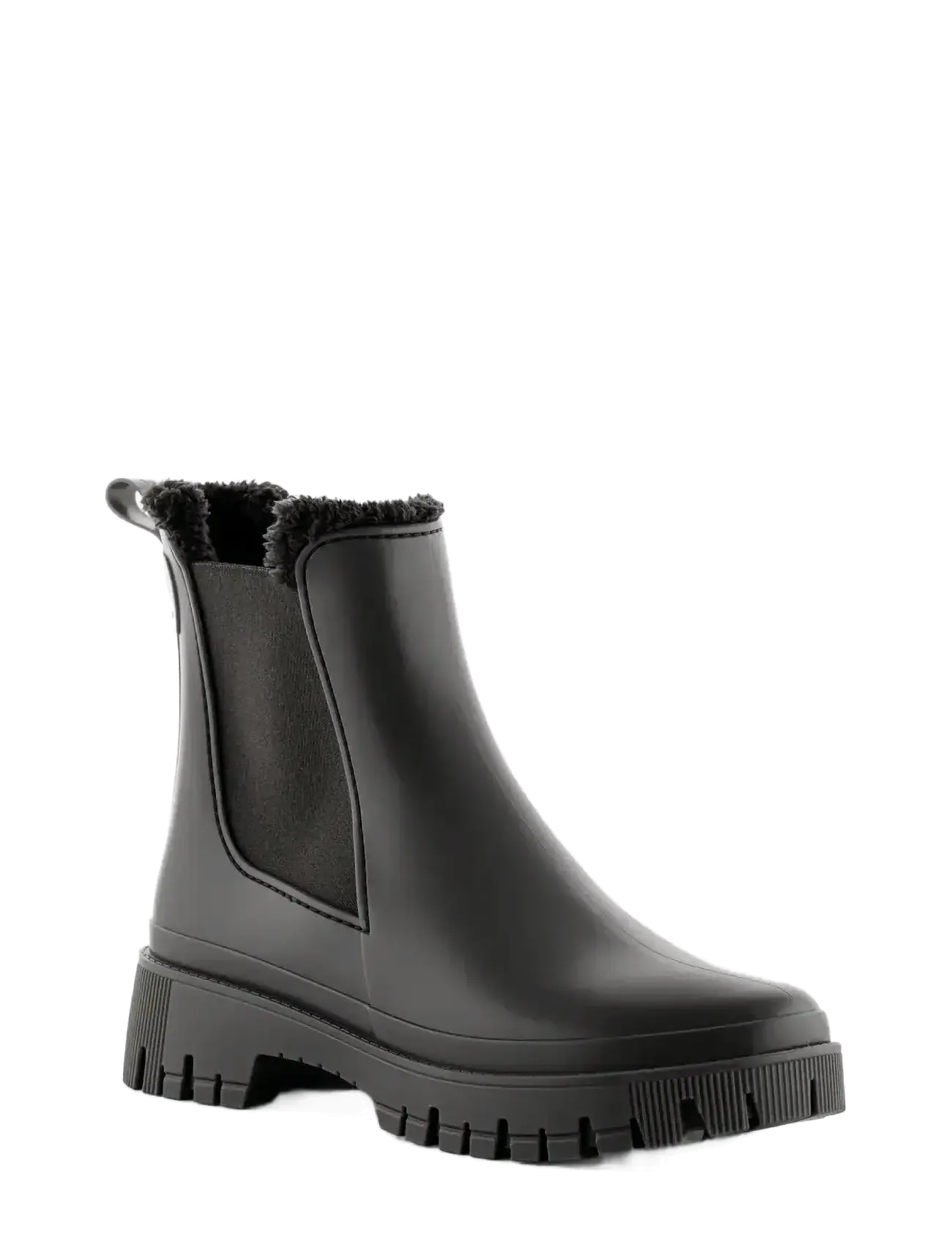 Lemon Jelly Wren Black, Kvinder, Pelsforede Regn Chelsea Støvler, Sort, Str: 36