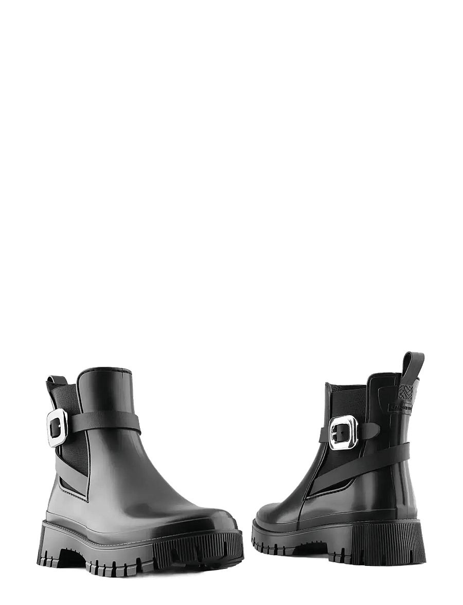 Lemon Jelly - SADIE BLACK - flat ankle boots - black - 2