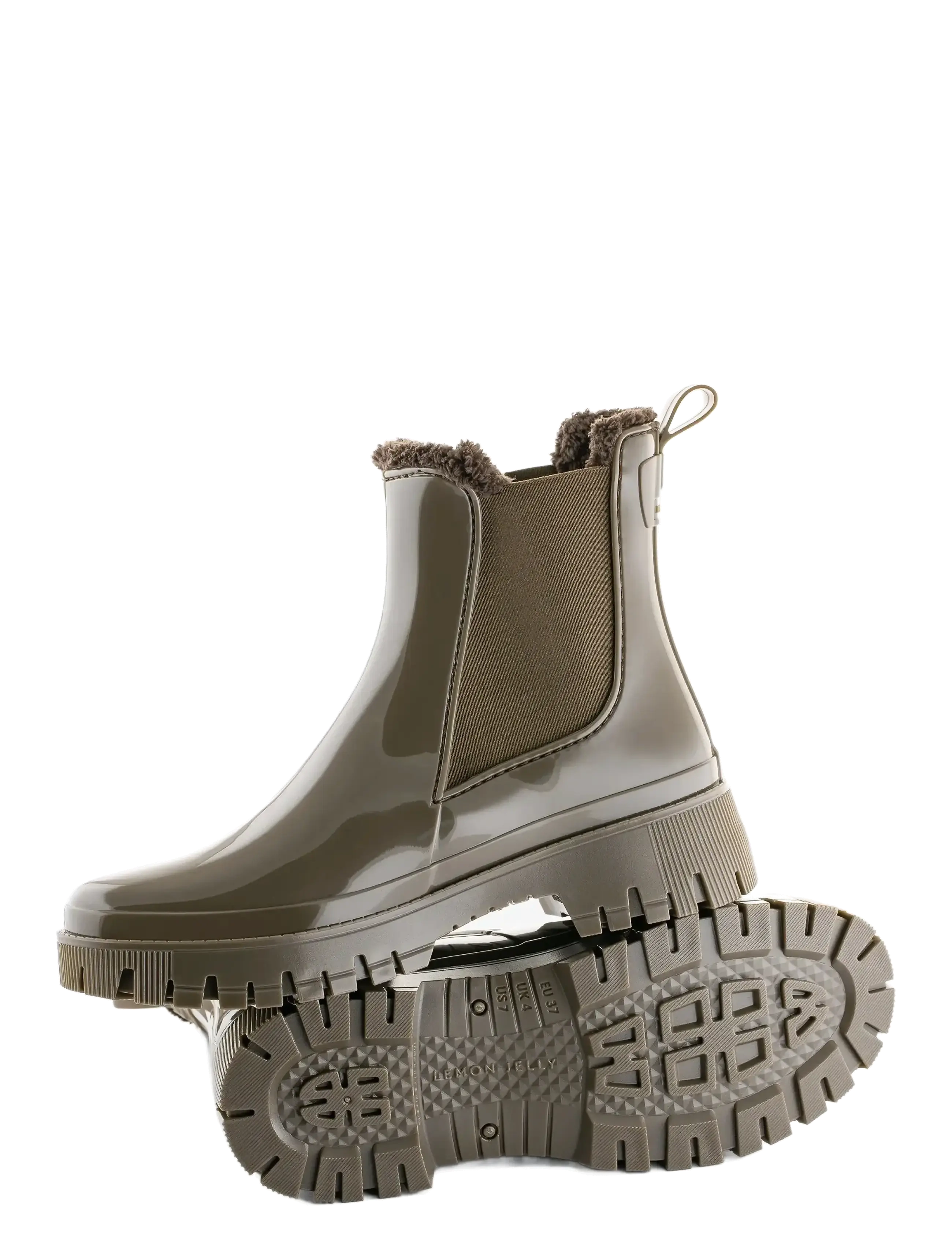 Lemon Jelly - COLDEN MILITARY GREEN - flat ankle boots - military green - 3