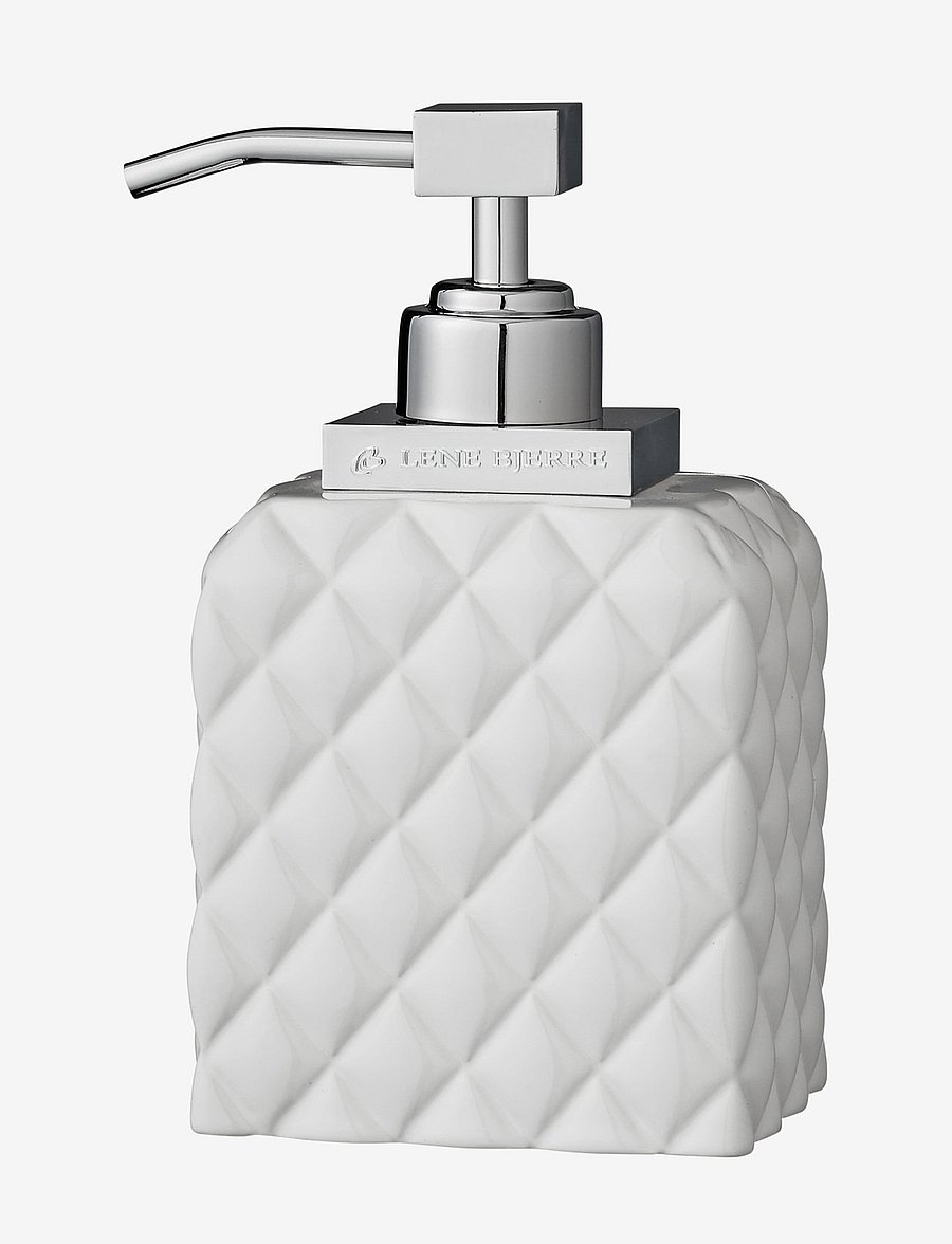 Lene Bjerre - Portia dispenser - osta hinna alusel - white/silver - 0
