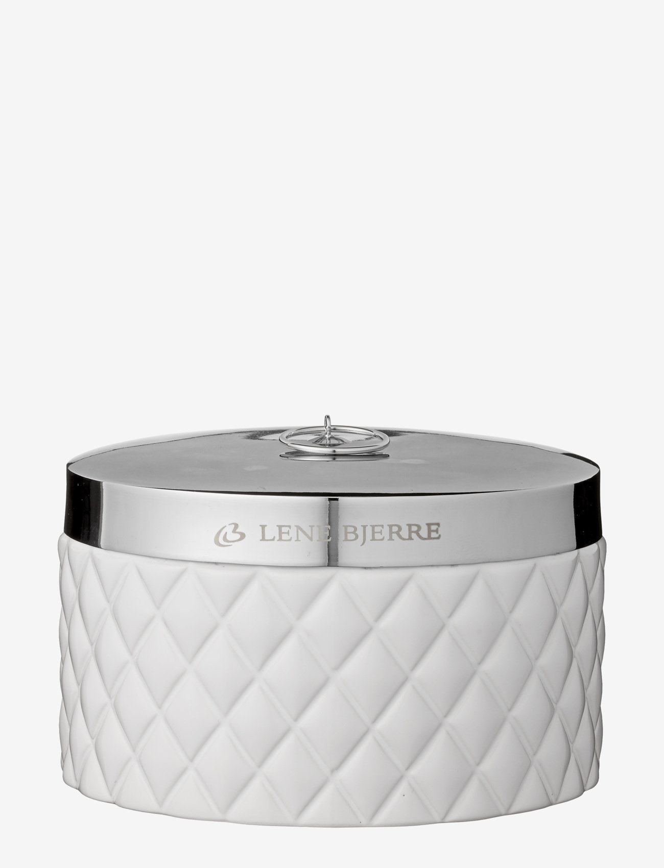 Lene Bjerre - Portia jar - aufbewahrungsboxen - white/silver - 1
