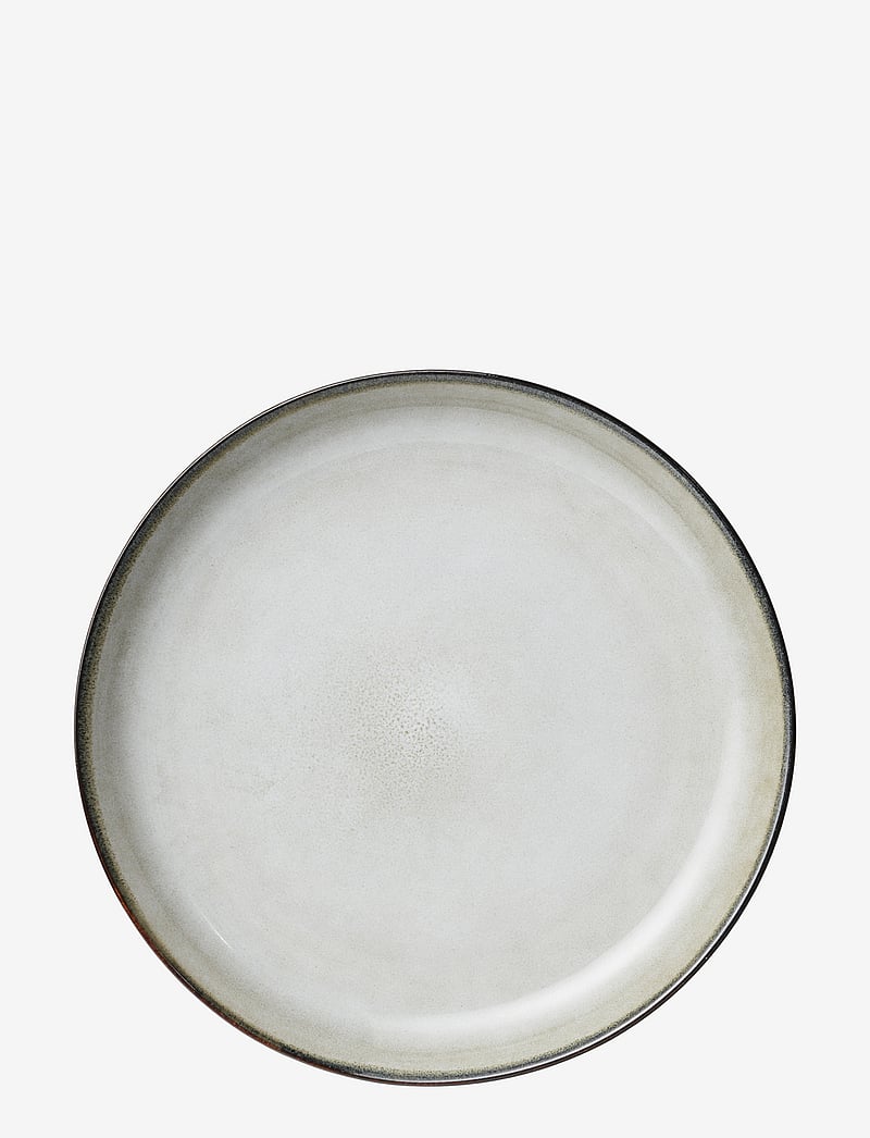 Lene Bjerre - Amera dinner plate - speiseteller - grey - 0