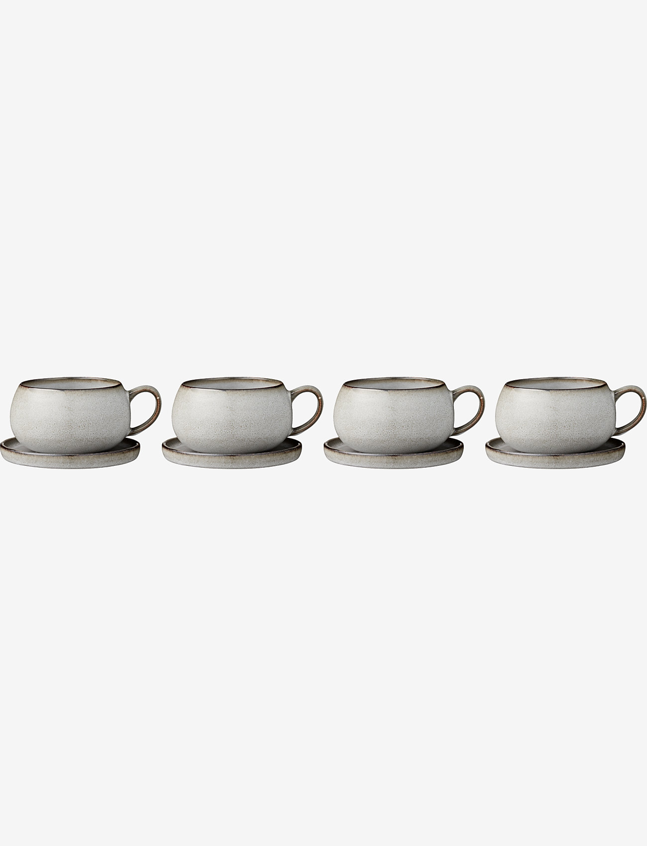 Lene Bjerre - Amera cup/saucer - grey - 0