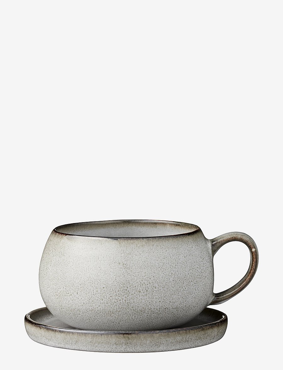 Lene Bjerre - Amera cup/saucer - grey - 1