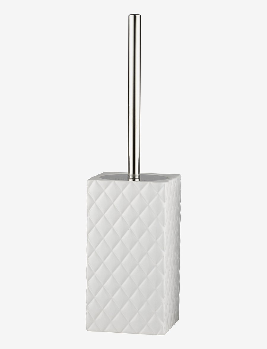 Lene Bjerre - Portia toilet brush - toilettenbürsten - white/silver - 0