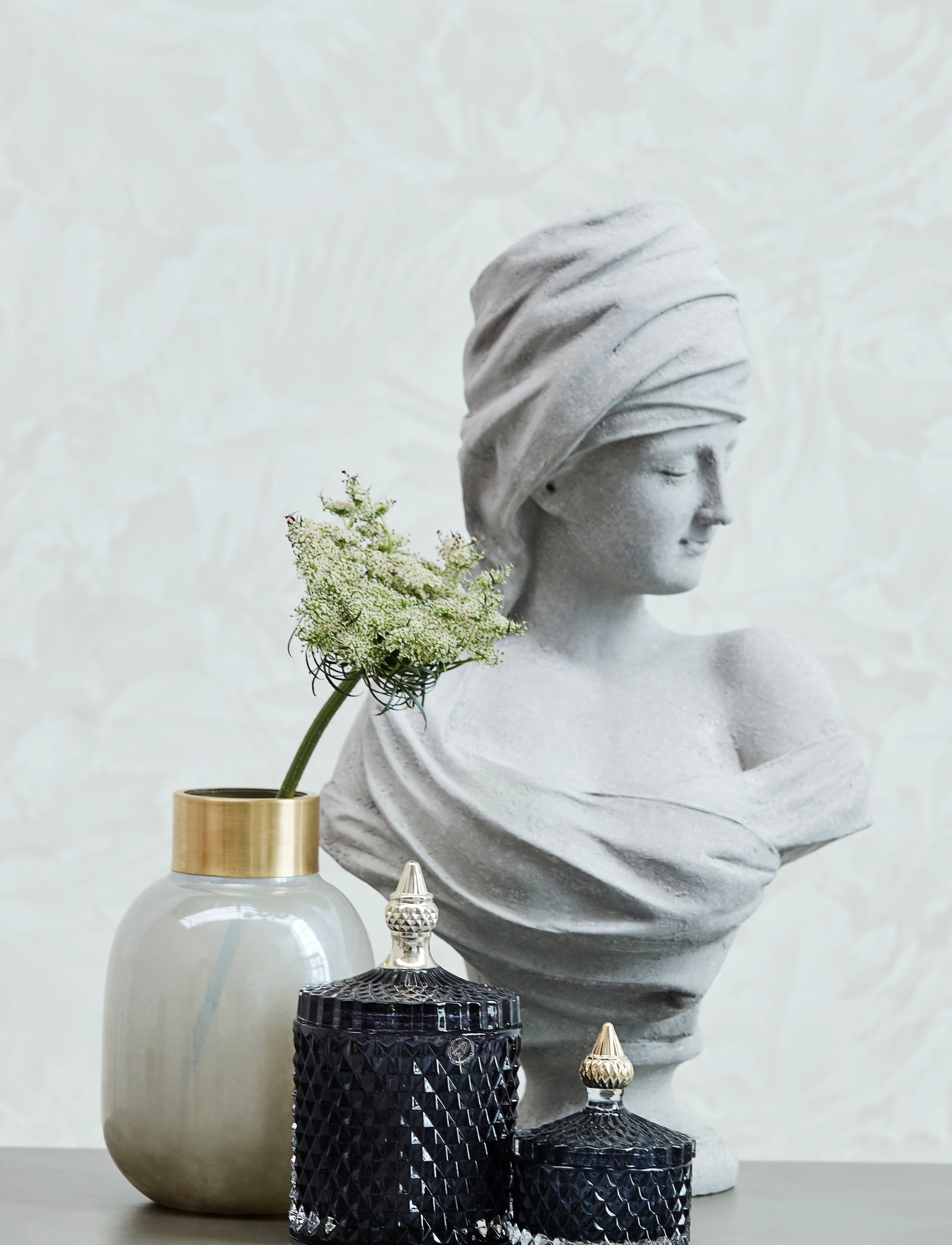 Lene Bjerre Miya Krukke, 8.5X8.5X10.5 cm, Storage, Schwarz - Mini Boxes, Homeware