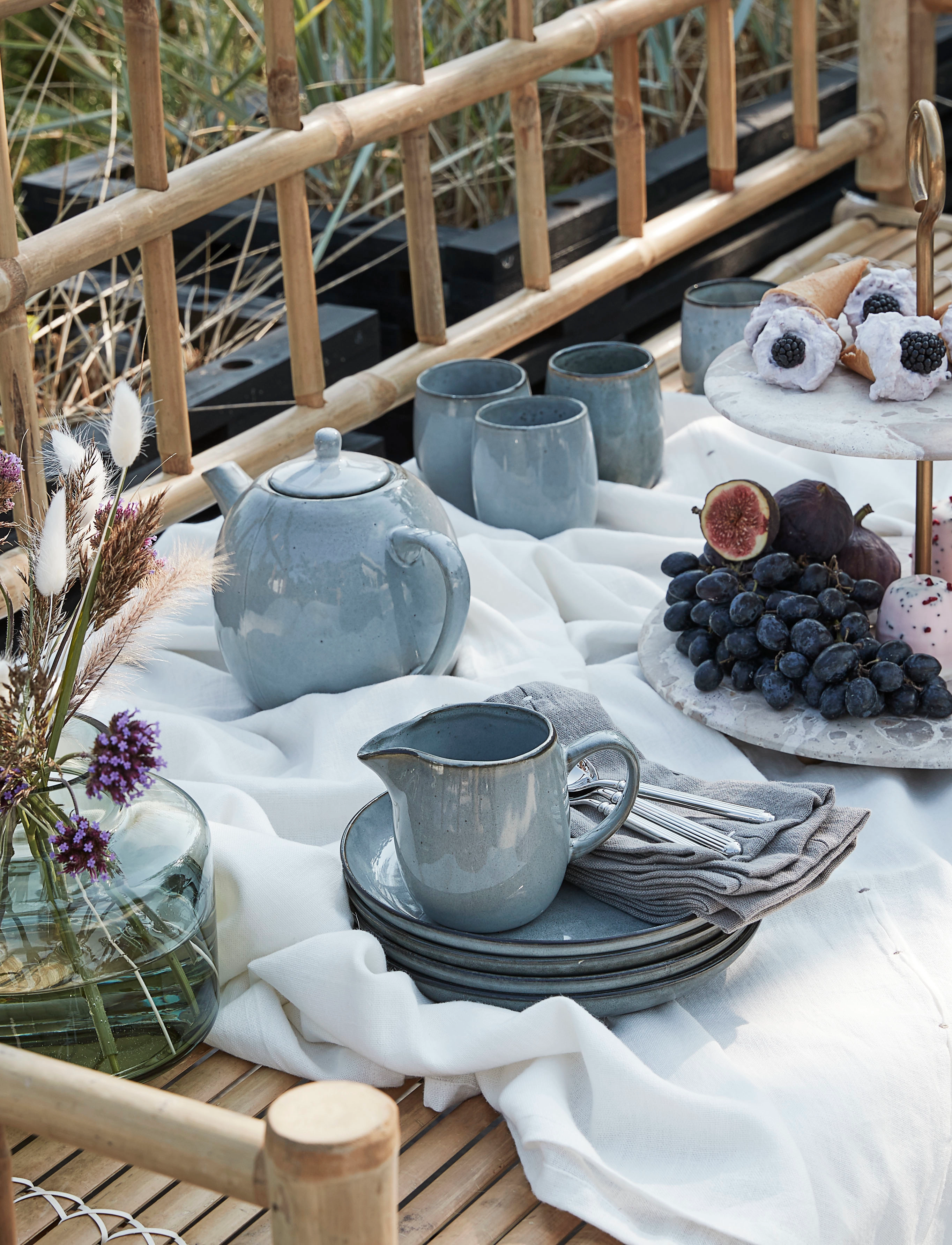 Lene Bjerre Amera Tea Pot, One Size, Jugs & Carafes, Grau - Teapots, Homeware