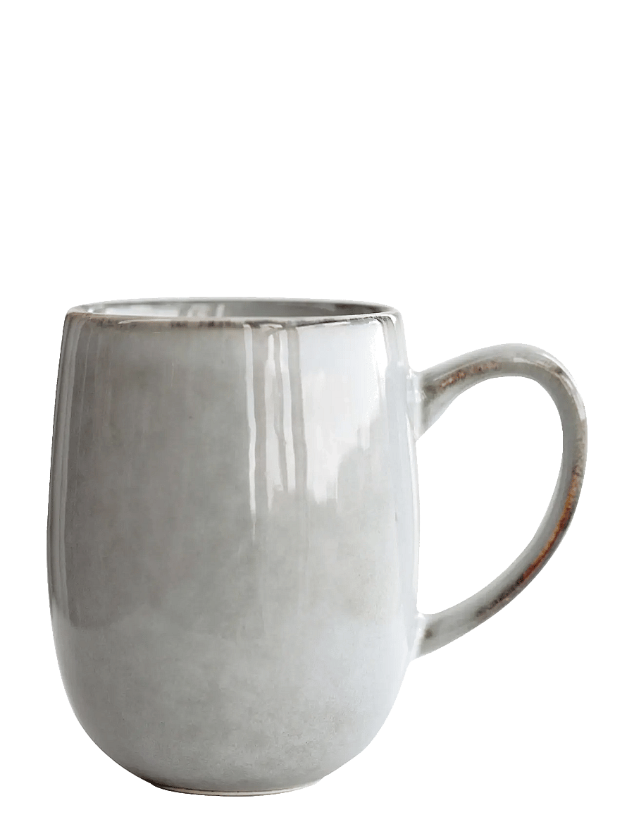 Lene Bjerre - Amera mug 10x7.5x9.5 cm. Grey - kaffetassen - grey - 1