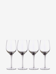 Lene Bjerre - Victorinne white wine glass 32 cl. 4pack - witte wijnglazen - smoke - 0