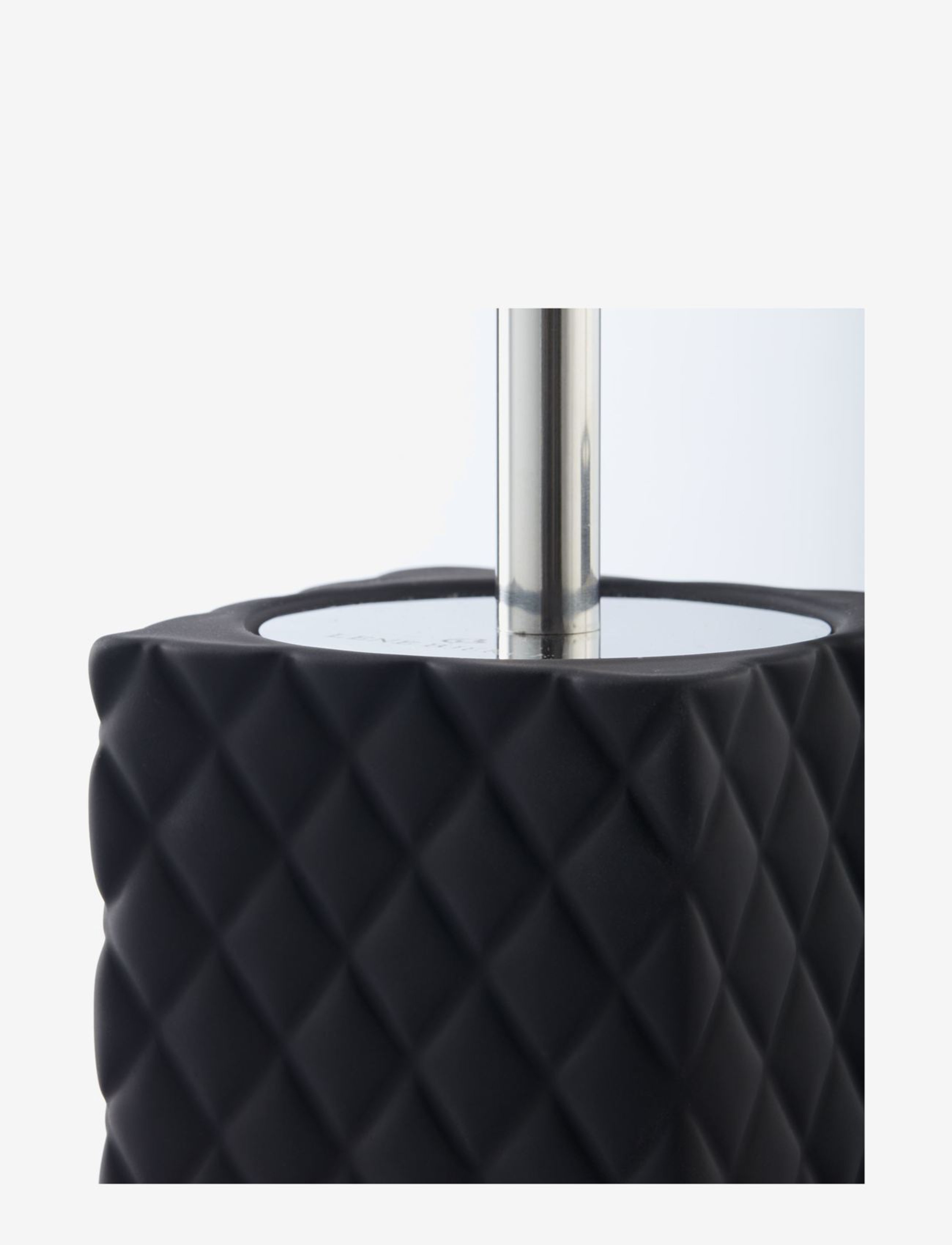 Lene Bjerre - Portia toiletbørsteholder H39 cm. - toiletbørster - black/silver - 1