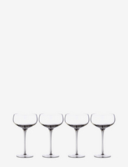Lene Bjerre - Victorinne cocktail glass 33 cl.4pack - cocktail & martini glasses - smoke - 0