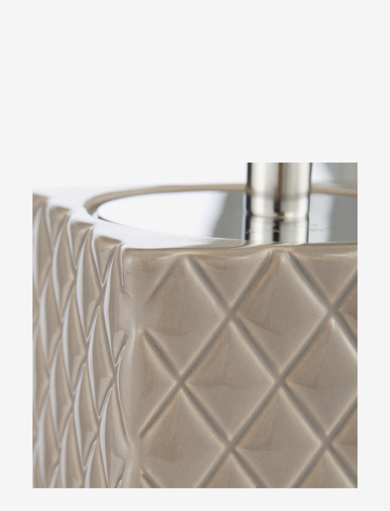 Lene Bjerre - Portia toiletbørsteholder H39 cm. - toiletbørster - driftw./silver - 1