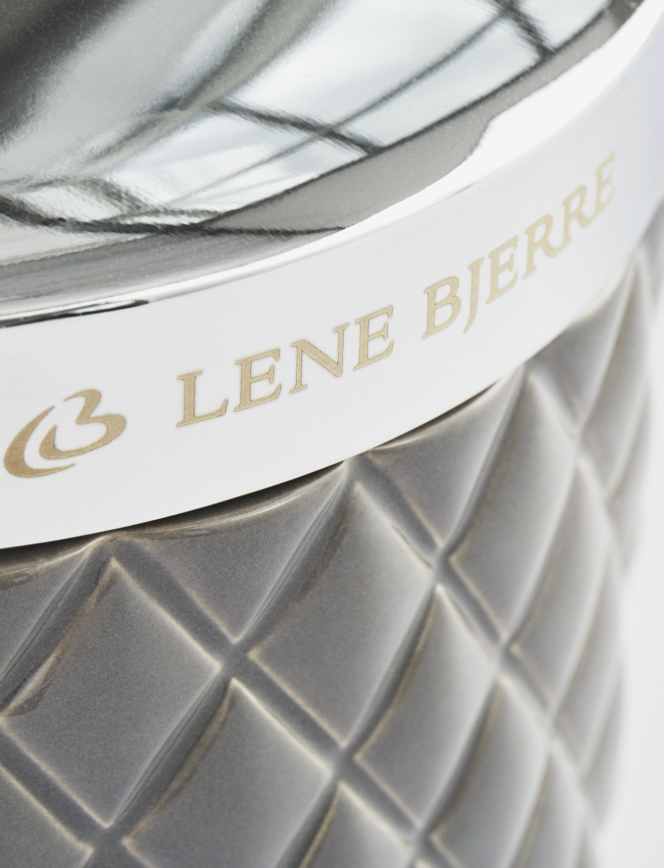 Lene Bjerre - Portia jar - birthday gifts - m. grey/silver - 1