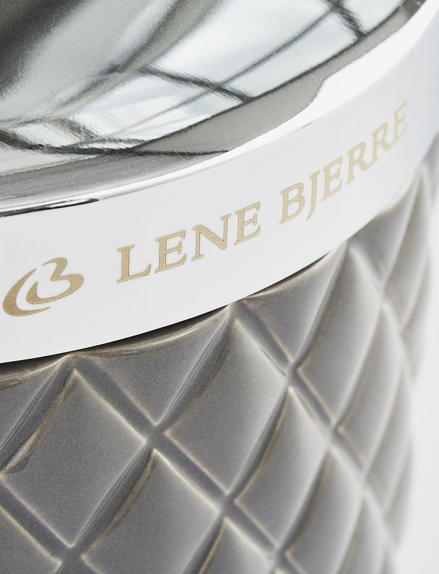 Lene Bjerre - Portia jar - aufbewahrungsboxen - m. grey/silver - 2