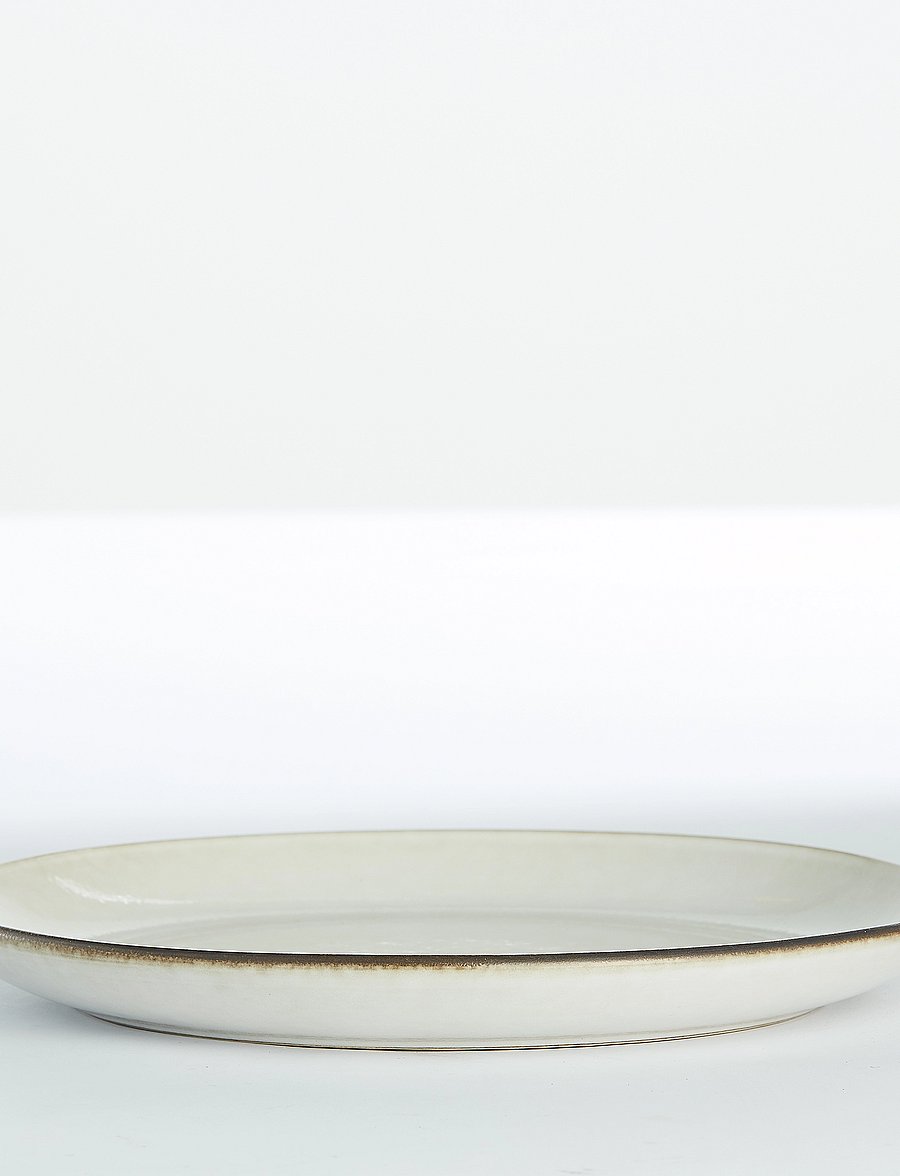 Lene Bjerre - Amera dinner plate - speiseteller - white sands - 0