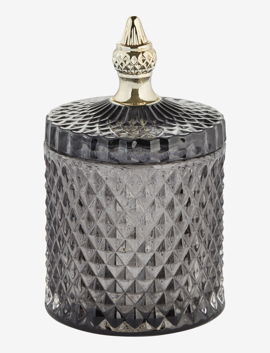 Lene Bjerre - Miya jar - opbergdozen - d. grey/l. gold - 0