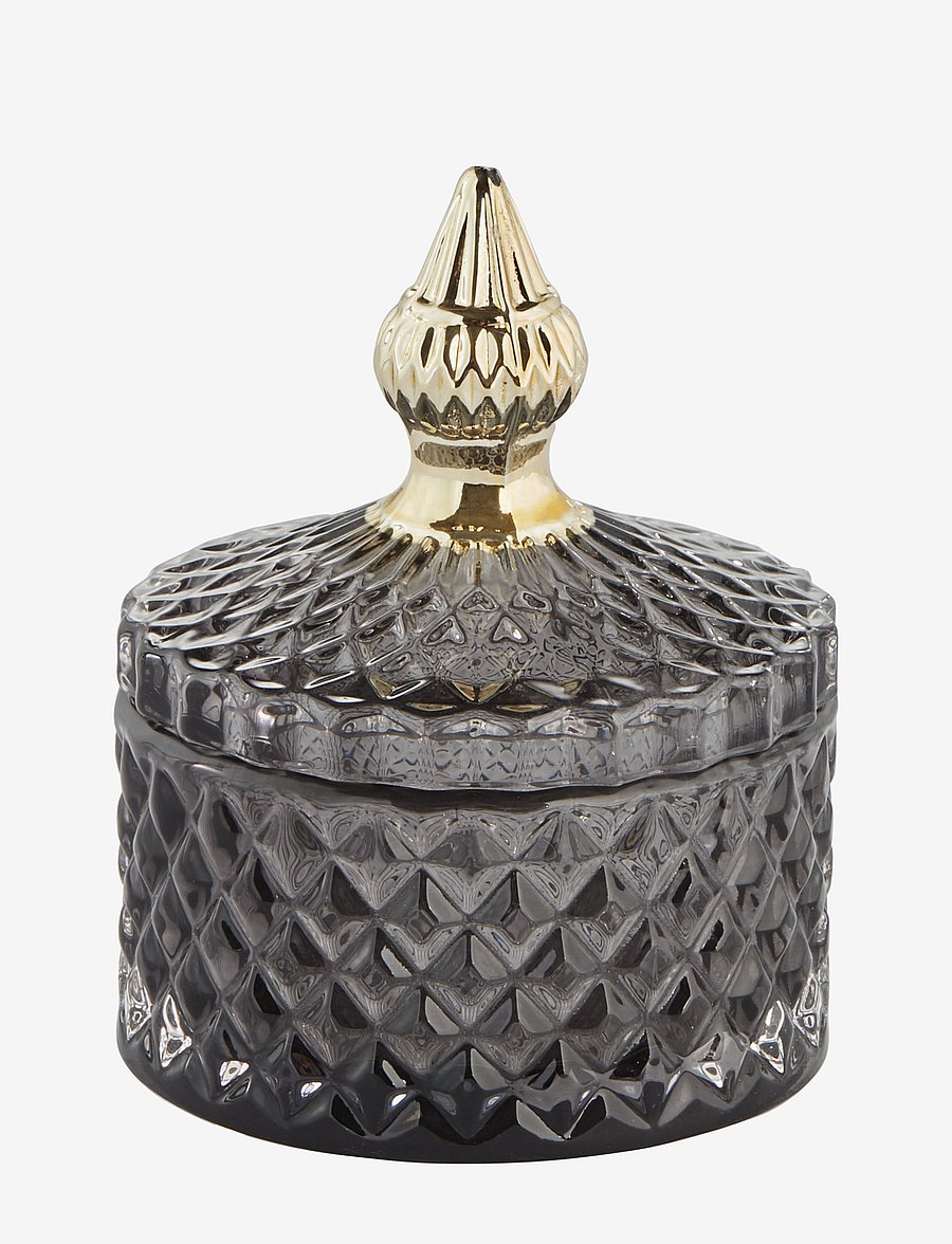 Lene Bjerre - Miya jar - aufbewahrungsboxen - d. grey/l. gold - 0