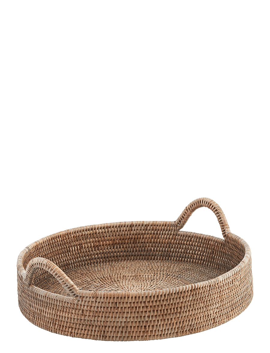 Lene Bjerre - Norah basket 47.5x47.5x15 cm. Nature - opbevaringskurve - beige - 0